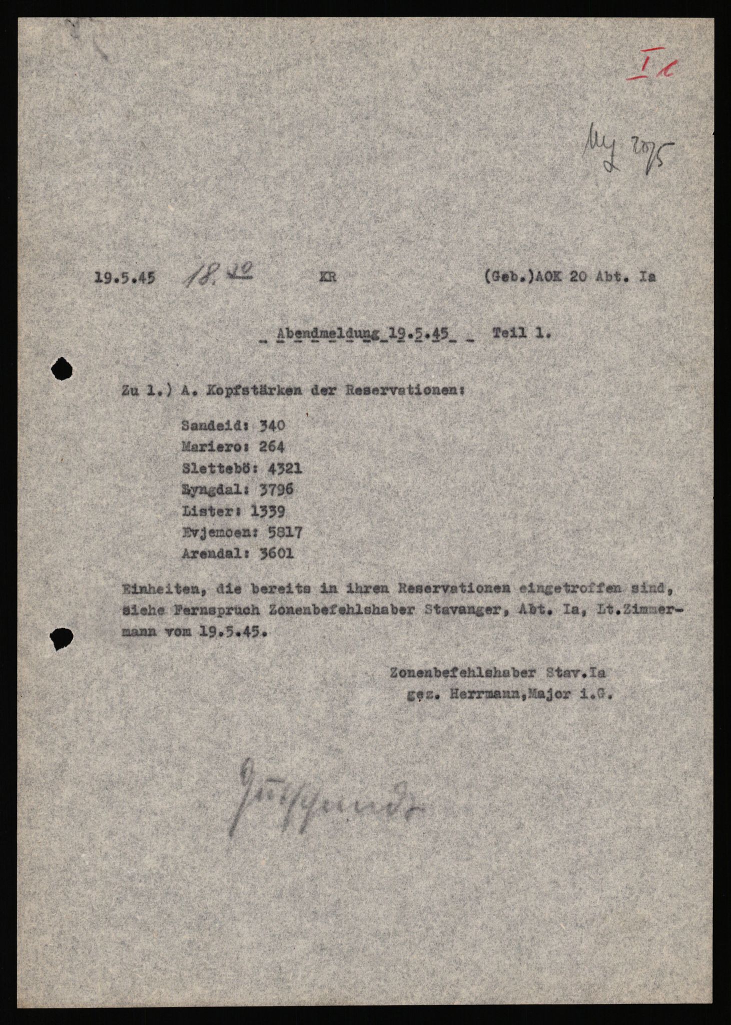 Deutscher Oberbefehlshaber Norwegen (DOBN), AV/RA-RAFA-2197/D/Dl/L0119: DB Zone Stavanger Abt. Ic, 1945, p. 427