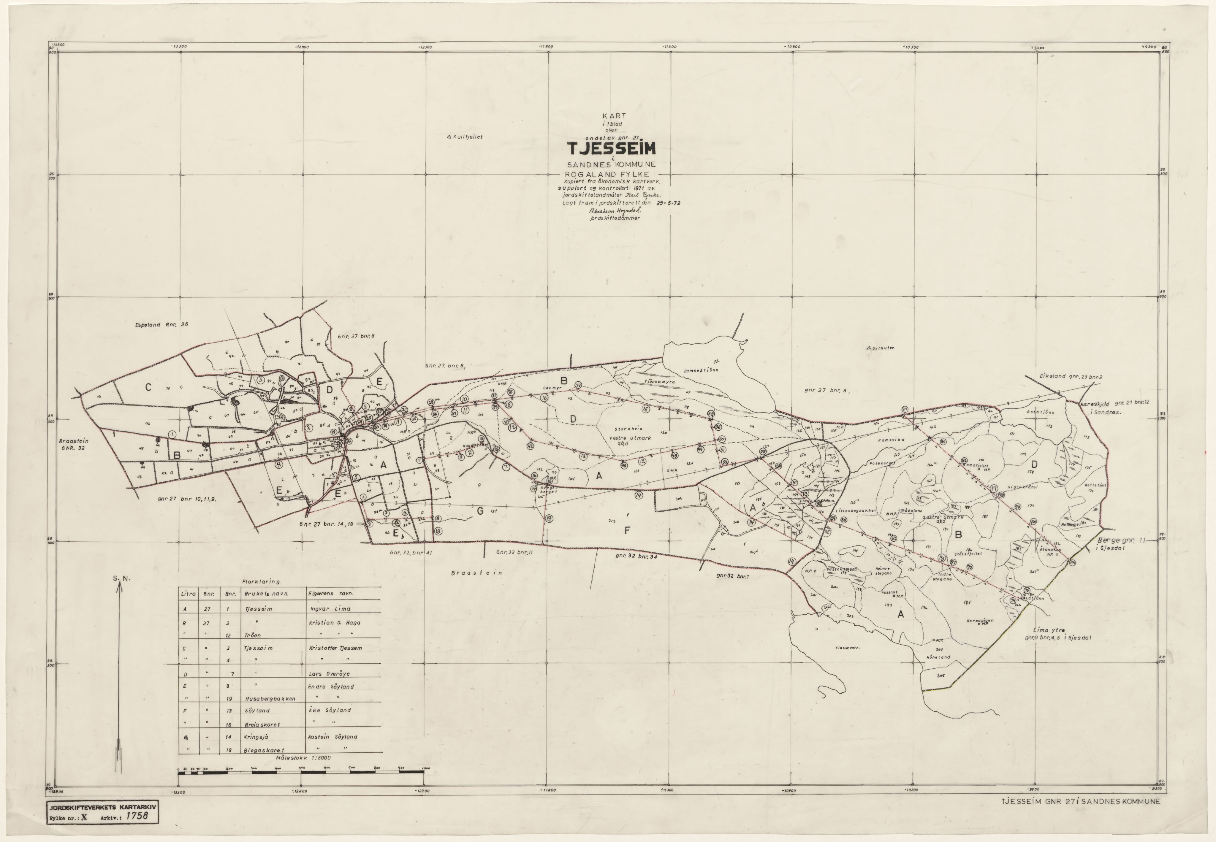 Jordskifteverkets kartarkiv, AV/RA-S-3929/T, 1859-1988, p. 2163