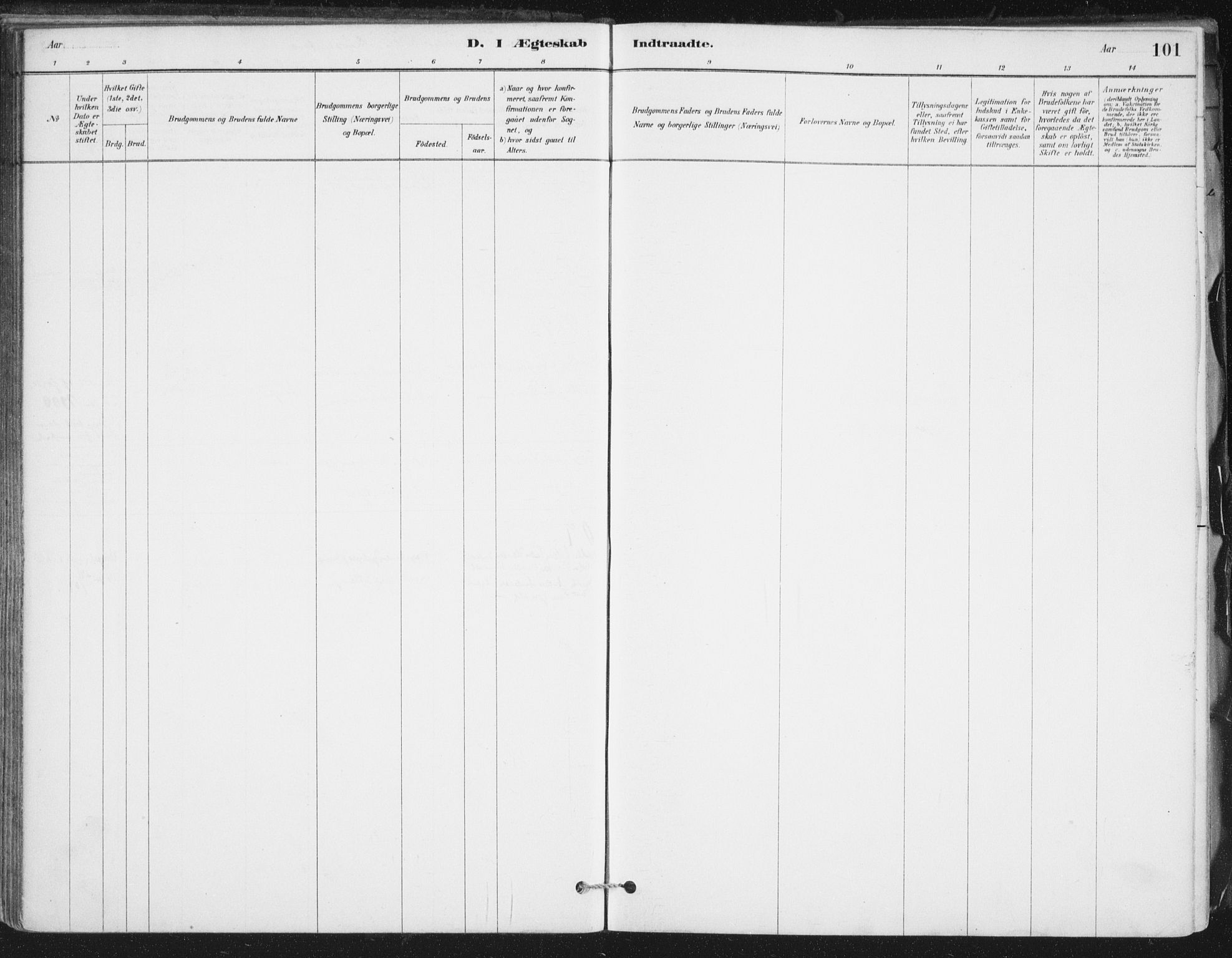 Ministerialprotokoller, klokkerbøker og fødselsregistre - Nordland, AV/SAT-A-1459/838/L0553: Parish register (official) no. 838A11, 1880-1910, p. 101