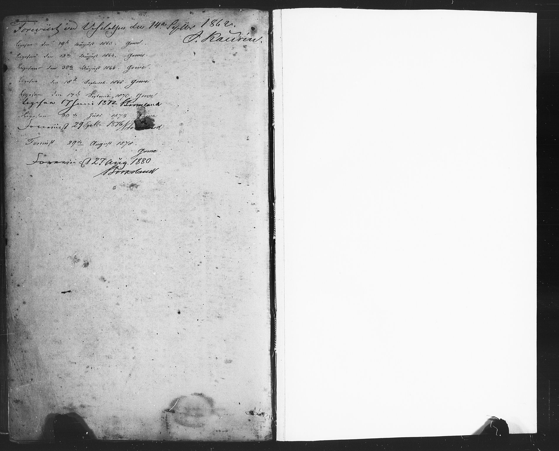 Fusa sokneprestembete, SAB/A-75401/H/Haa: Parish register (official) no. A 1II, 1855-1879