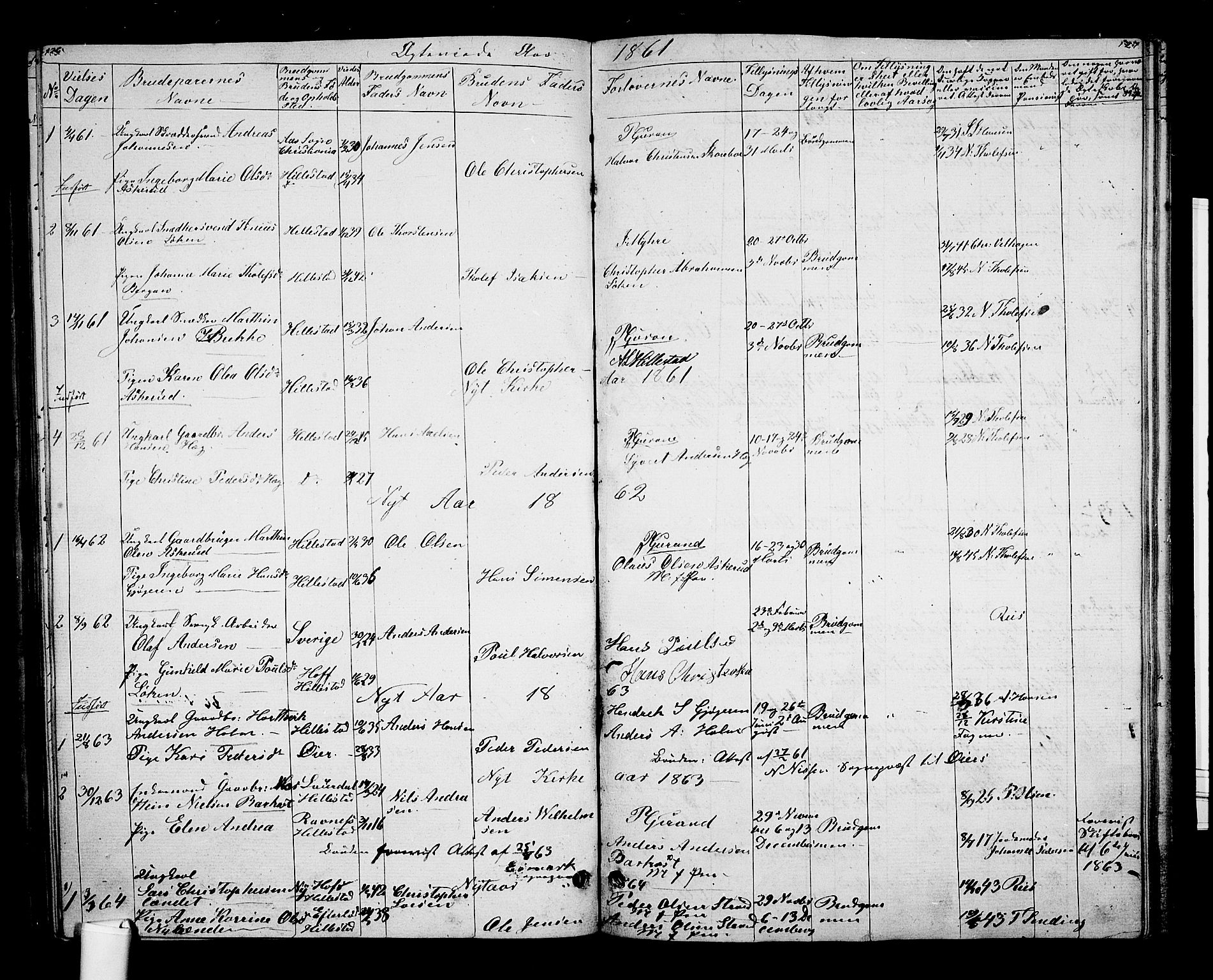 Botne kirkebøker, SAKO/A-340/G/Gb/L0002: Parish register (copy) no. II 2, 1861-1886, p. 126-127