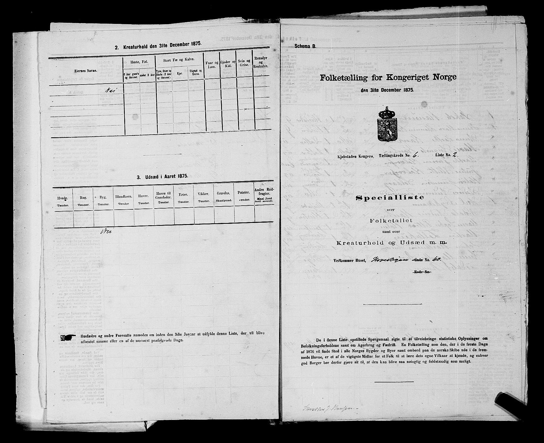 SAKO, 1875 census for 0801P Kragerø, 1875, p. 130