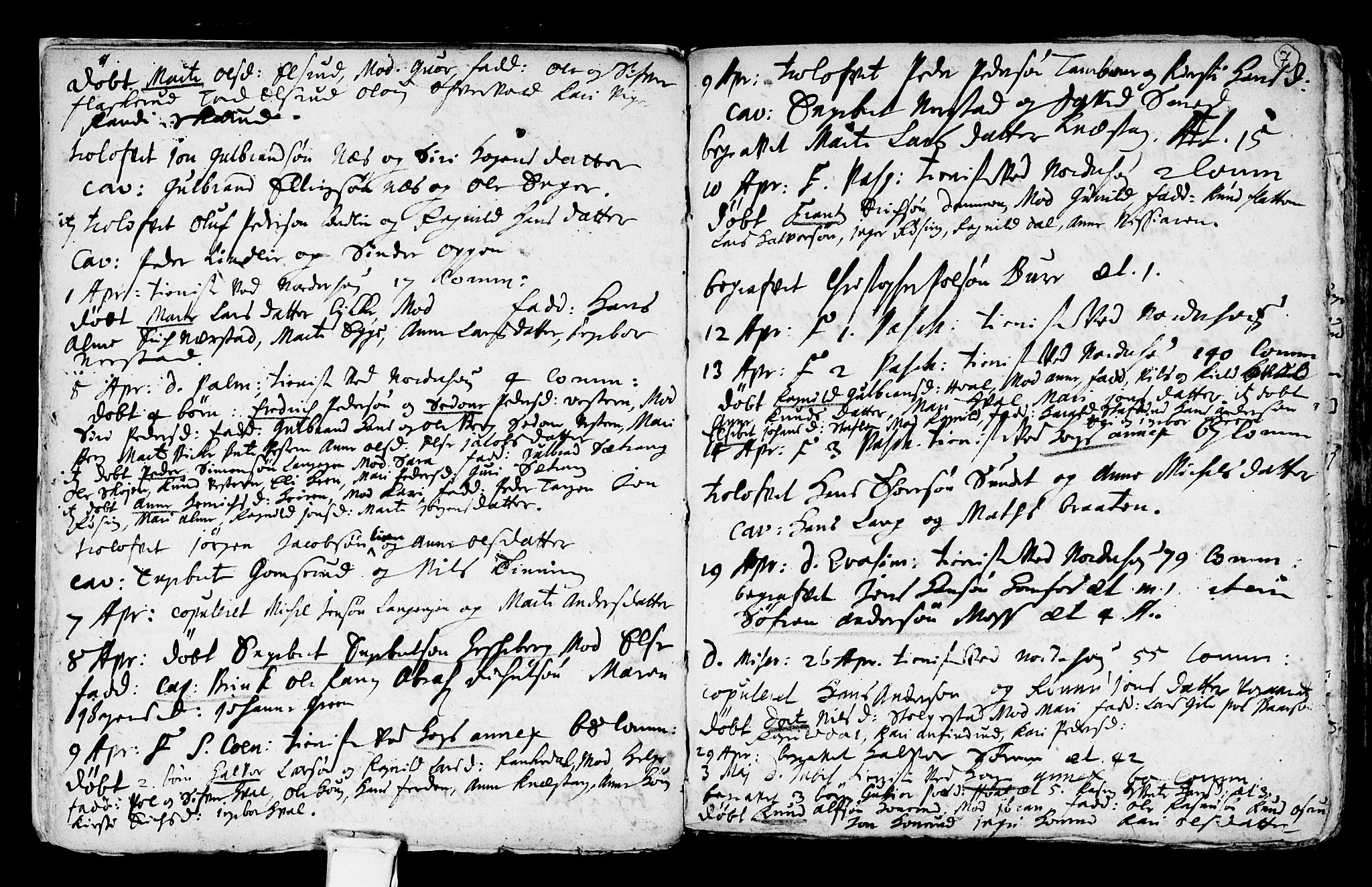 Norderhov kirkebøker, AV/SAKO-A-237/F/Fa/L0001: Parish register (official) no. 1, 1704-1716, p. 7