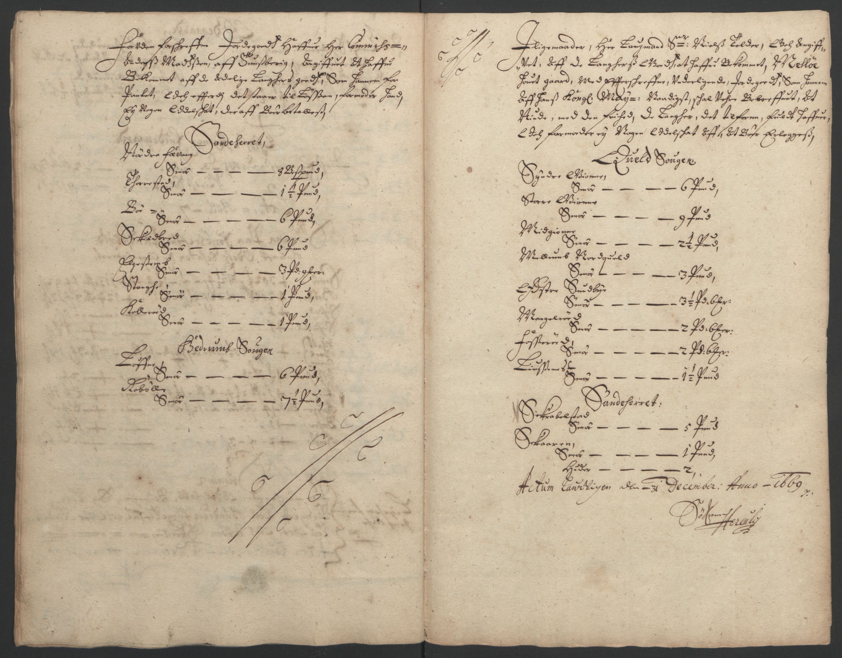 Rentekammeret inntil 1814, Reviderte regnskaper, Fogderegnskap, AV/RA-EA-4092/R33/L1965: Fogderegnskap Larvik grevskap, 1669-1670, p. 85