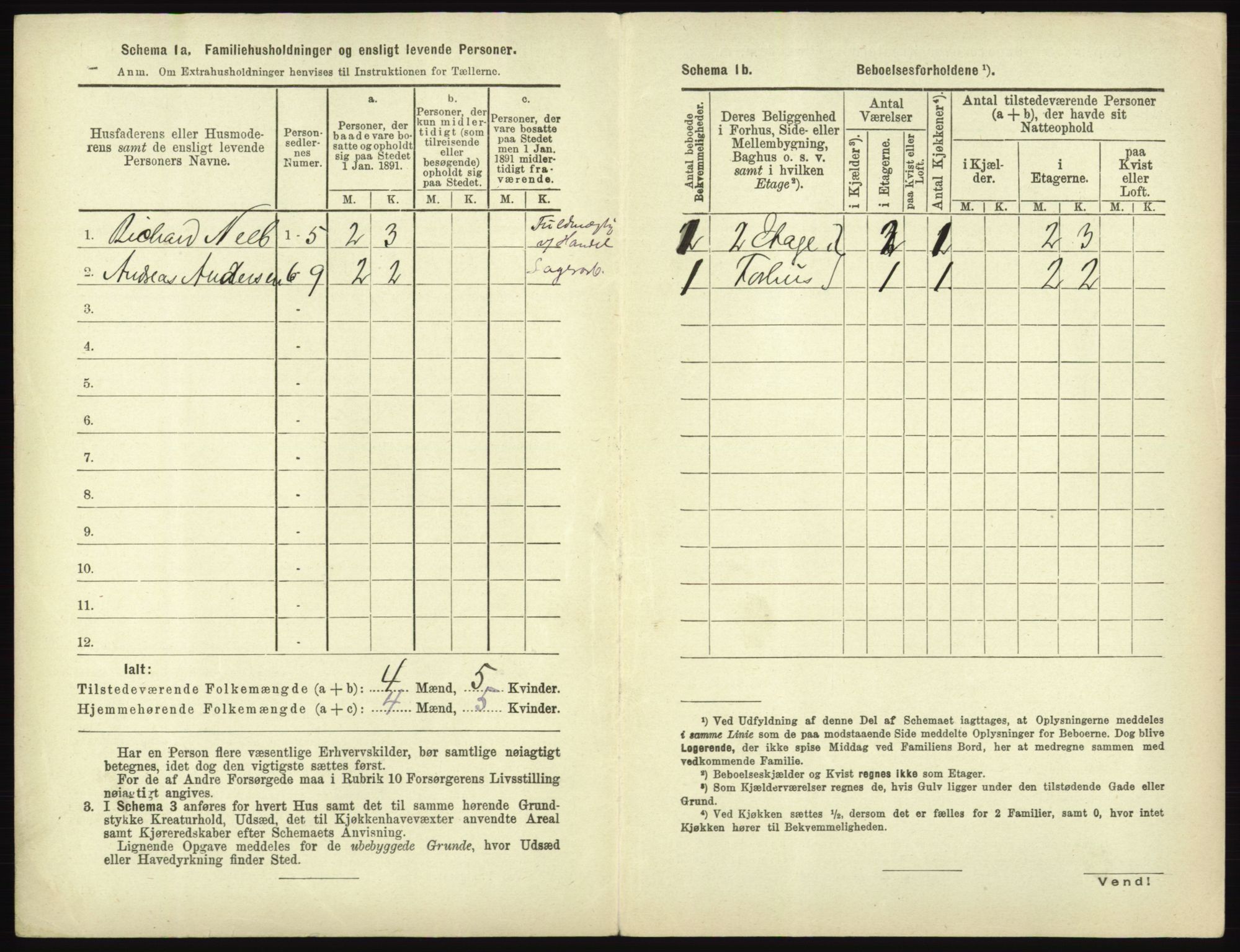 RA, 1891 census for 0101 Fredrikshald, 1891, p. 203