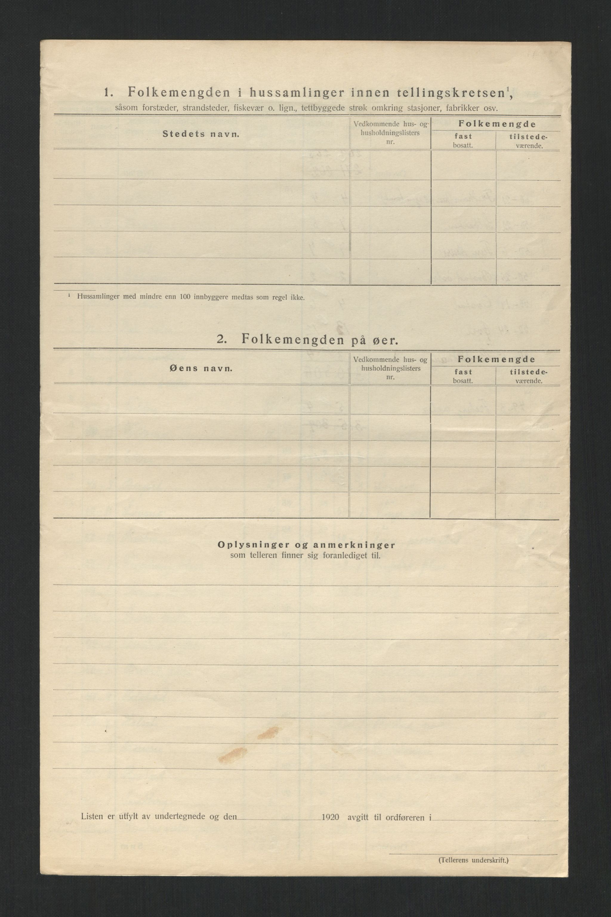 SAT, 1920 census for Snåsa, 1920, p. 41