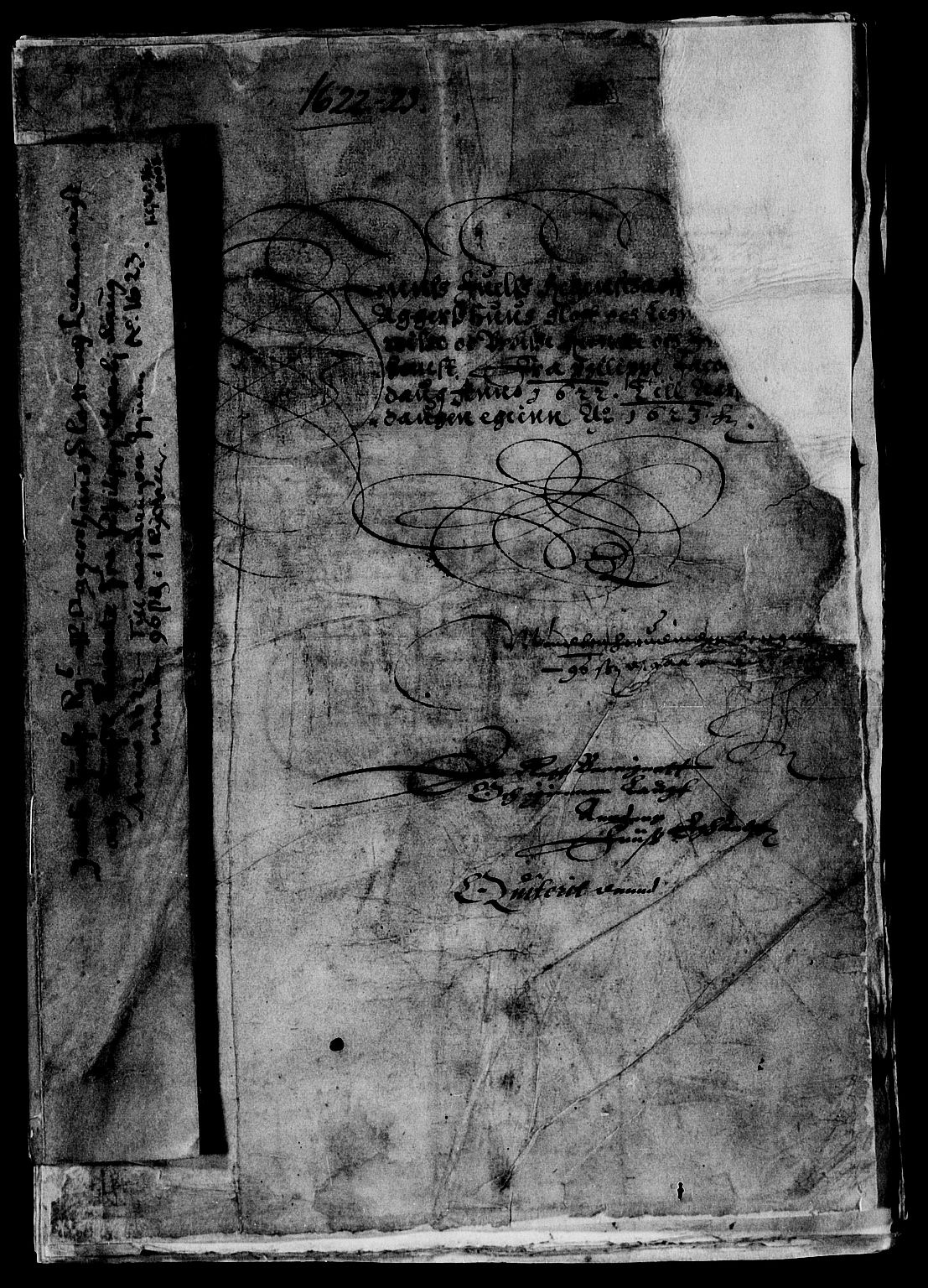 Rentekammeret inntil 1814, Reviderte regnskaper, Lensregnskaper, AV/RA-EA-5023/R/Rb/Rba/L0060: Akershus len, 1621-1623