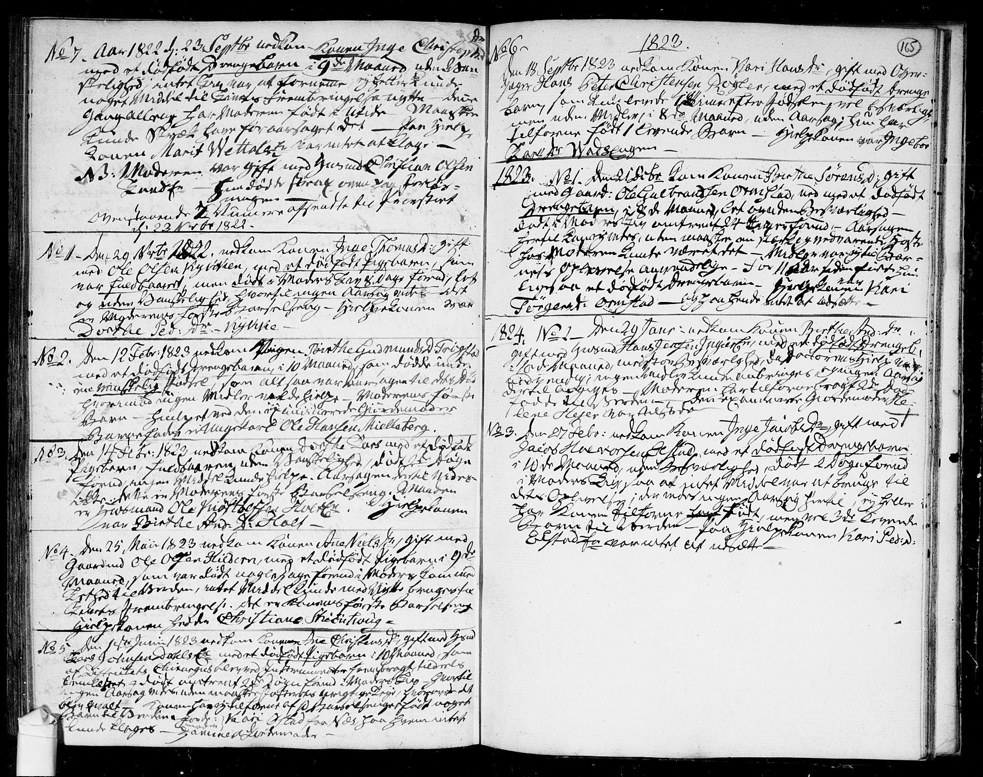 Ullensaker prestekontor Kirkebøker, SAO/A-10236a/F/Fa/L0011: Parish register (official) no. I 11, 1777-1816, p. 165