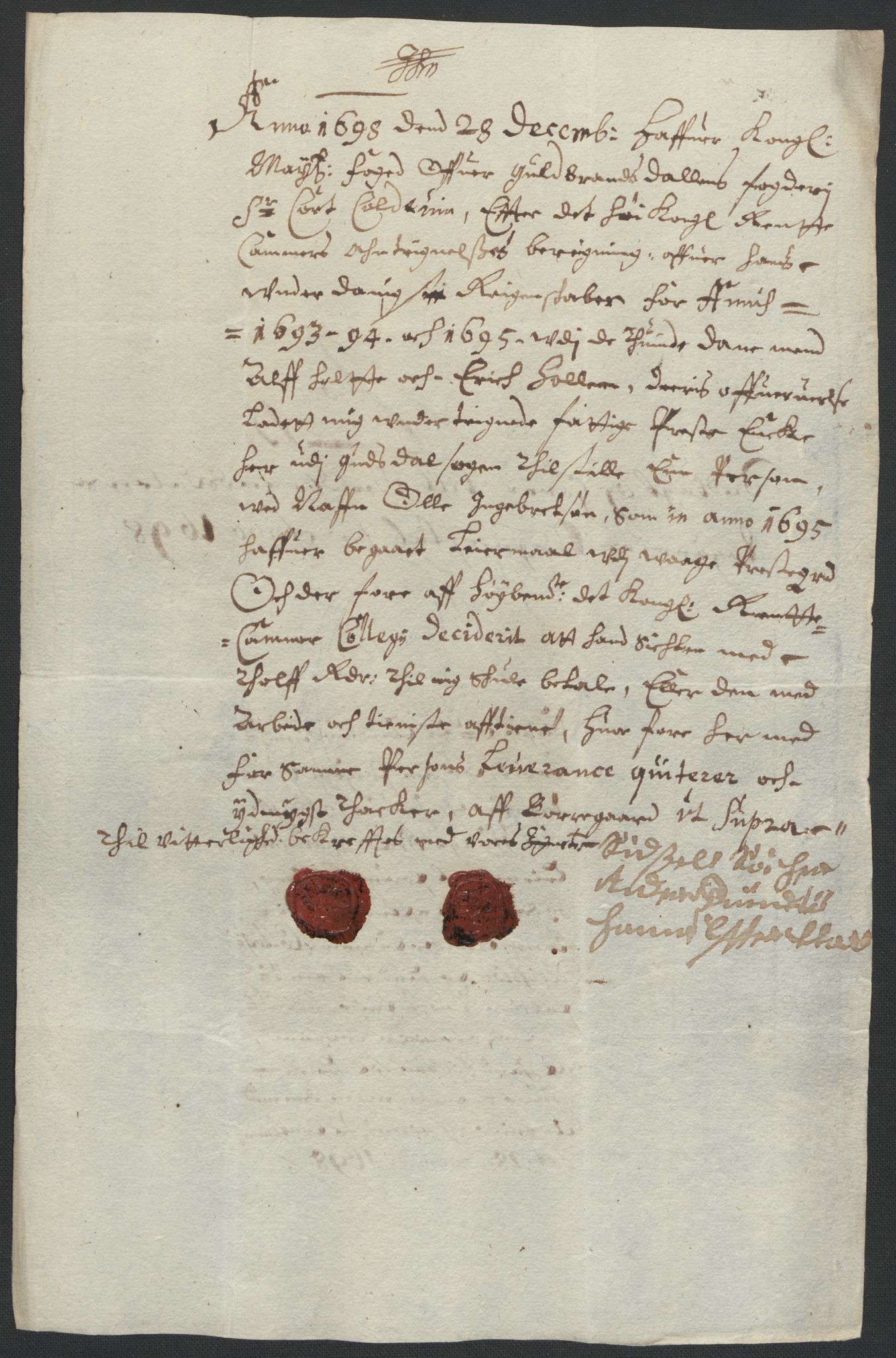 Rentekammeret inntil 1814, Reviderte regnskaper, Fogderegnskap, AV/RA-EA-4092/R17/L1171: Fogderegnskap Gudbrandsdal, 1698, p. 149