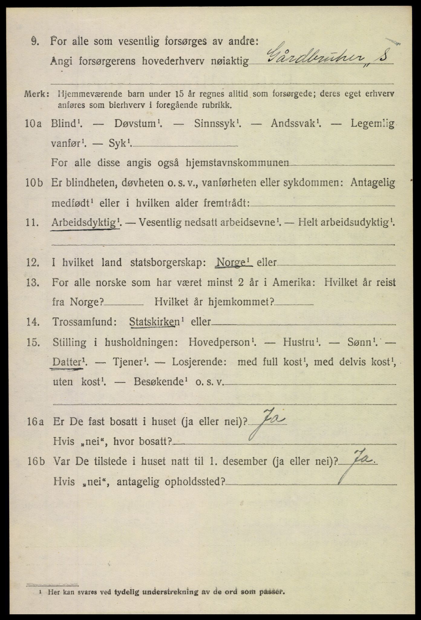 SAH, 1920 census for Sør-Aurdal, 1920, p. 7470