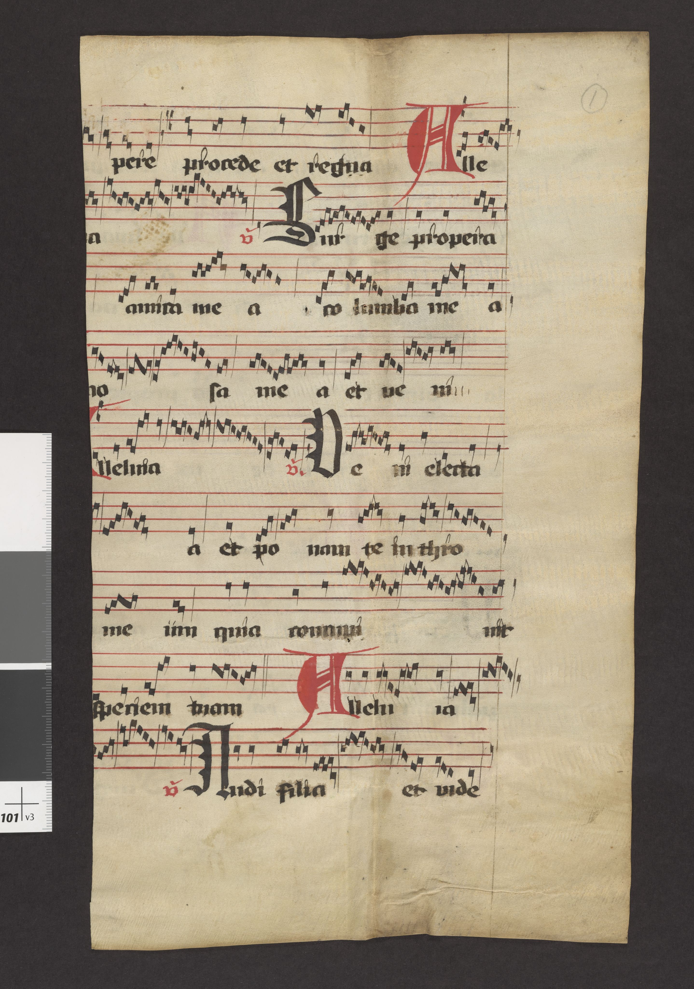 Riksarkivets diplomsamling, RA/EA-5965/F27/F27A/F27Ab/L0002: Latinske fragmenter stort format, 1100-1536, p. 32