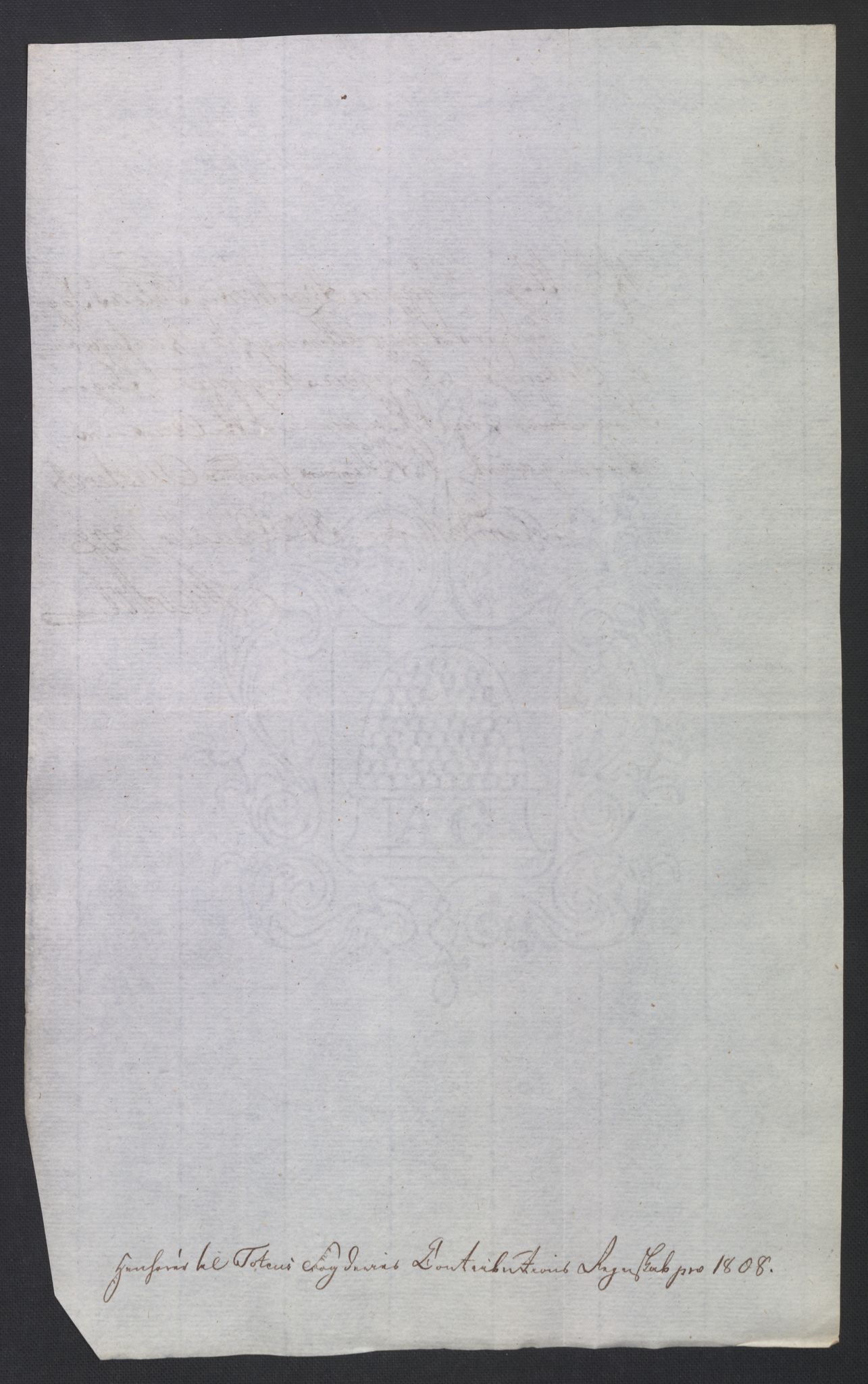 Rentekammeret inntil 1814, Reviderte regnskaper, Fogderegnskap, AV/RA-EA-4092/R19/L1396: Fogderegnskap Toten, Hadeland og Vardal, 1808, p. 447