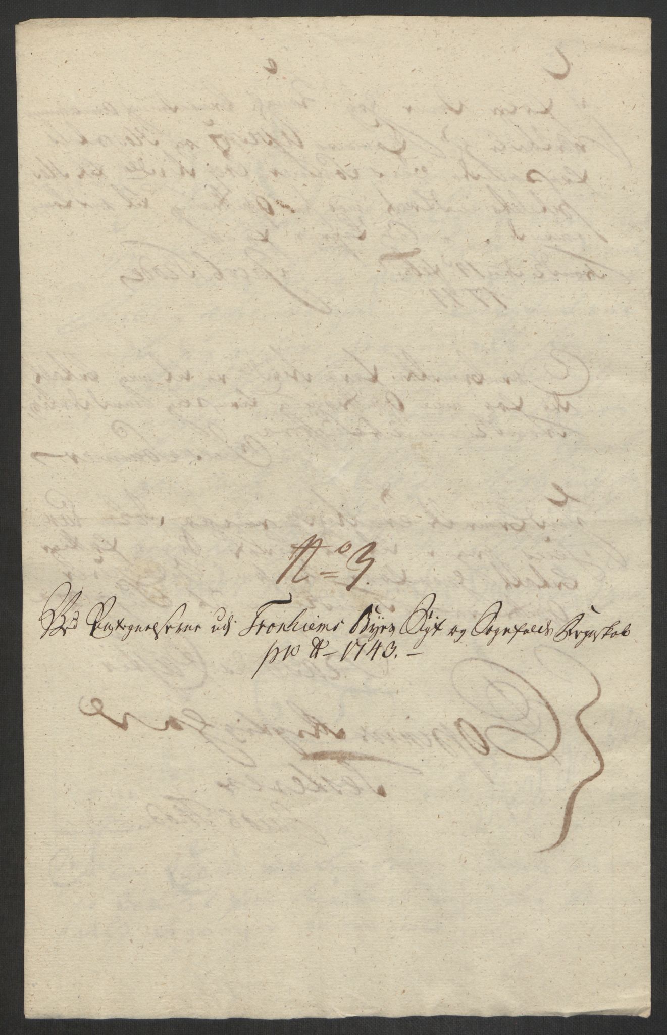 Rentekammeret inntil 1814, Reviderte regnskaper, Byregnskaper, AV/RA-EA-4066/R/Rs/L0541: [S22] Sikt og sakefall, 1743-1746, p. 104