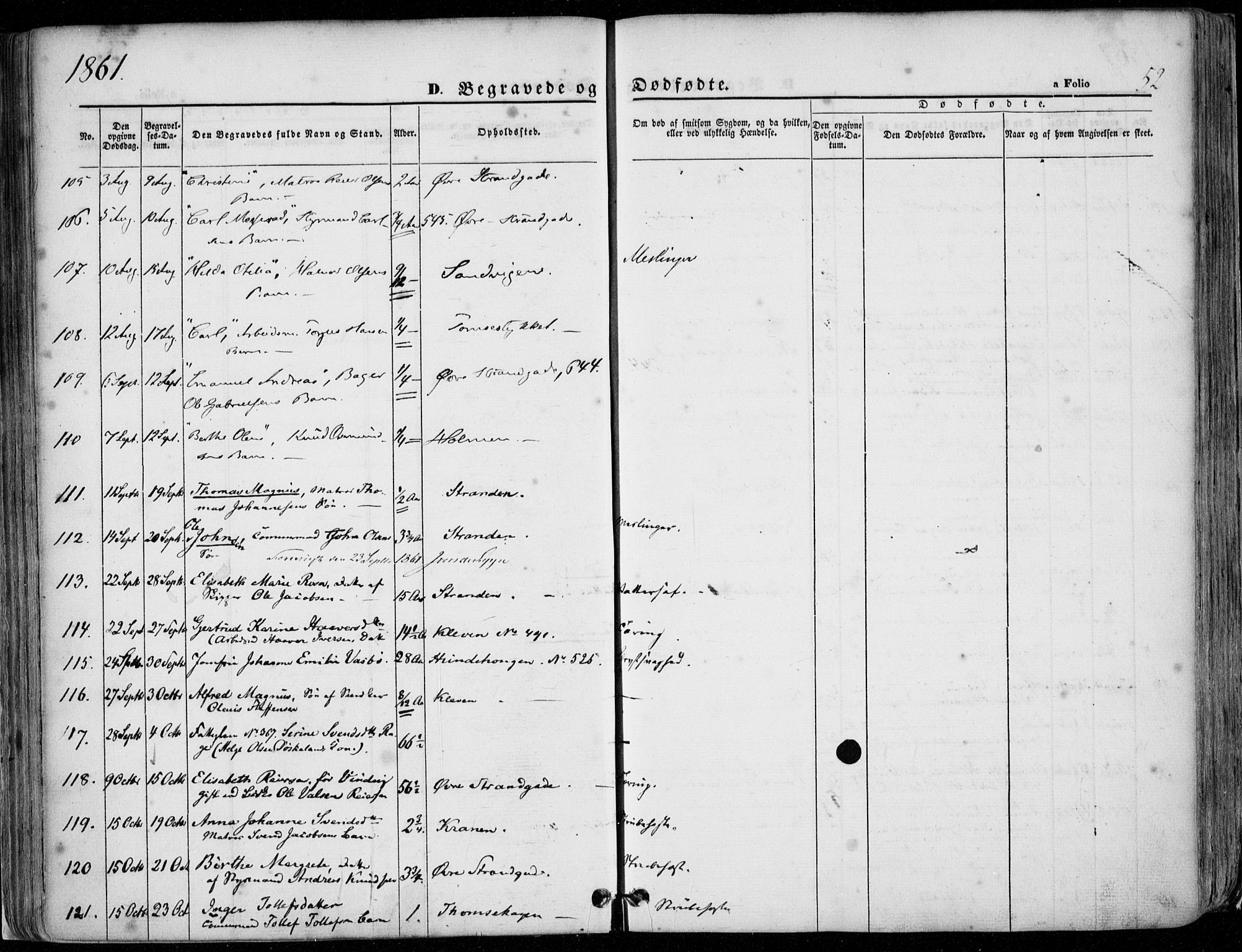 Domkirken sokneprestkontor, AV/SAST-A-101812/001/30/30BA/L0020: Parish register (official) no. A 19, 1858-1877, p. 52