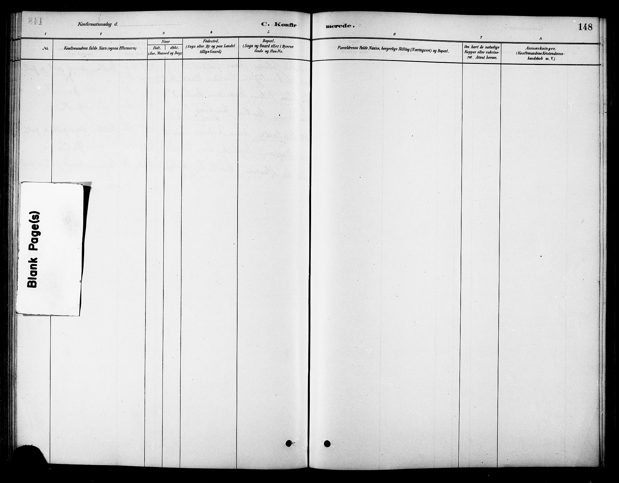 Ministerialprotokoller, klokkerbøker og fødselsregistre - Sør-Trøndelag, SAT/A-1456/658/L0722: Parish register (official) no. 658A01, 1879-1896, p. 148