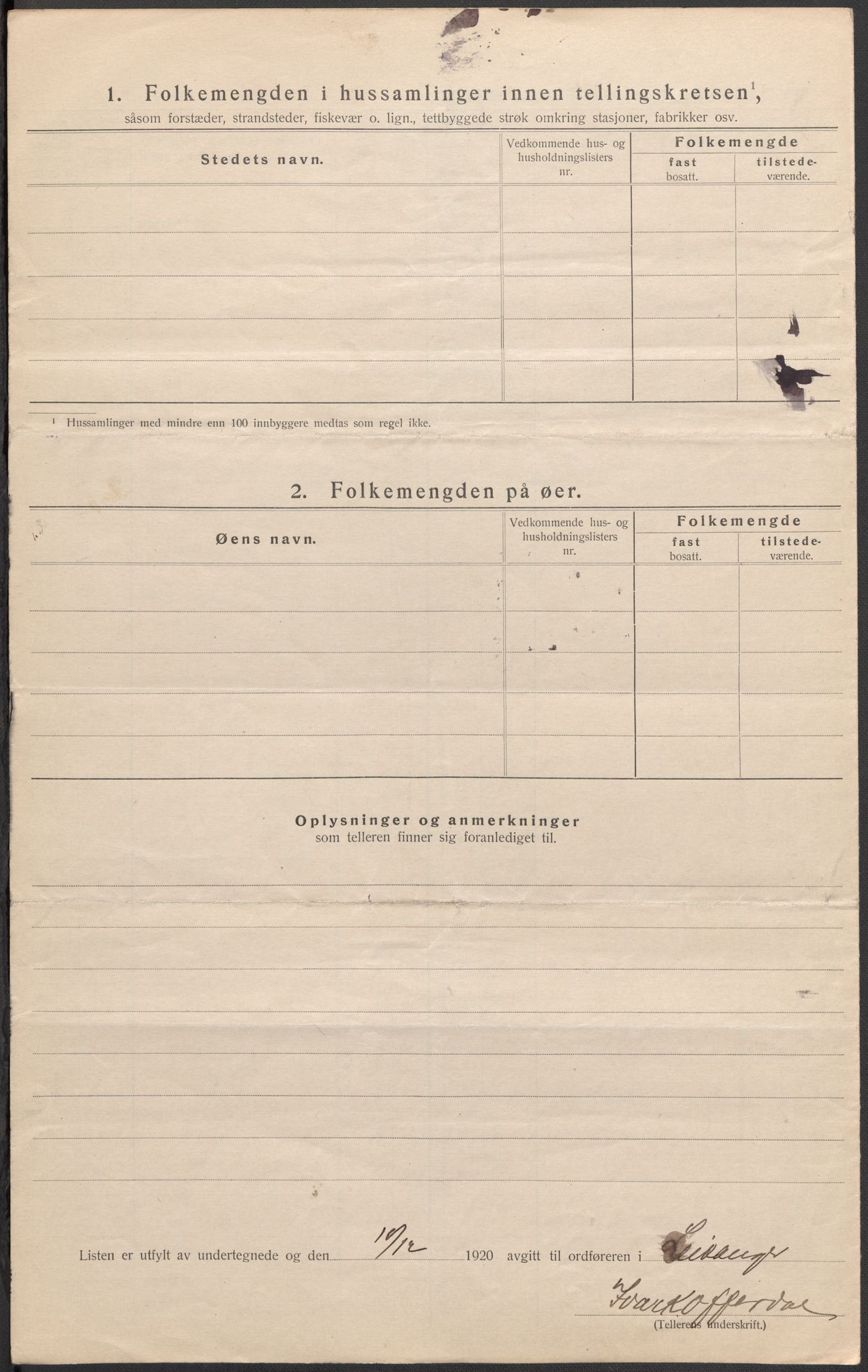 SAB, 1920 census for Leikanger, 1920, p. 30