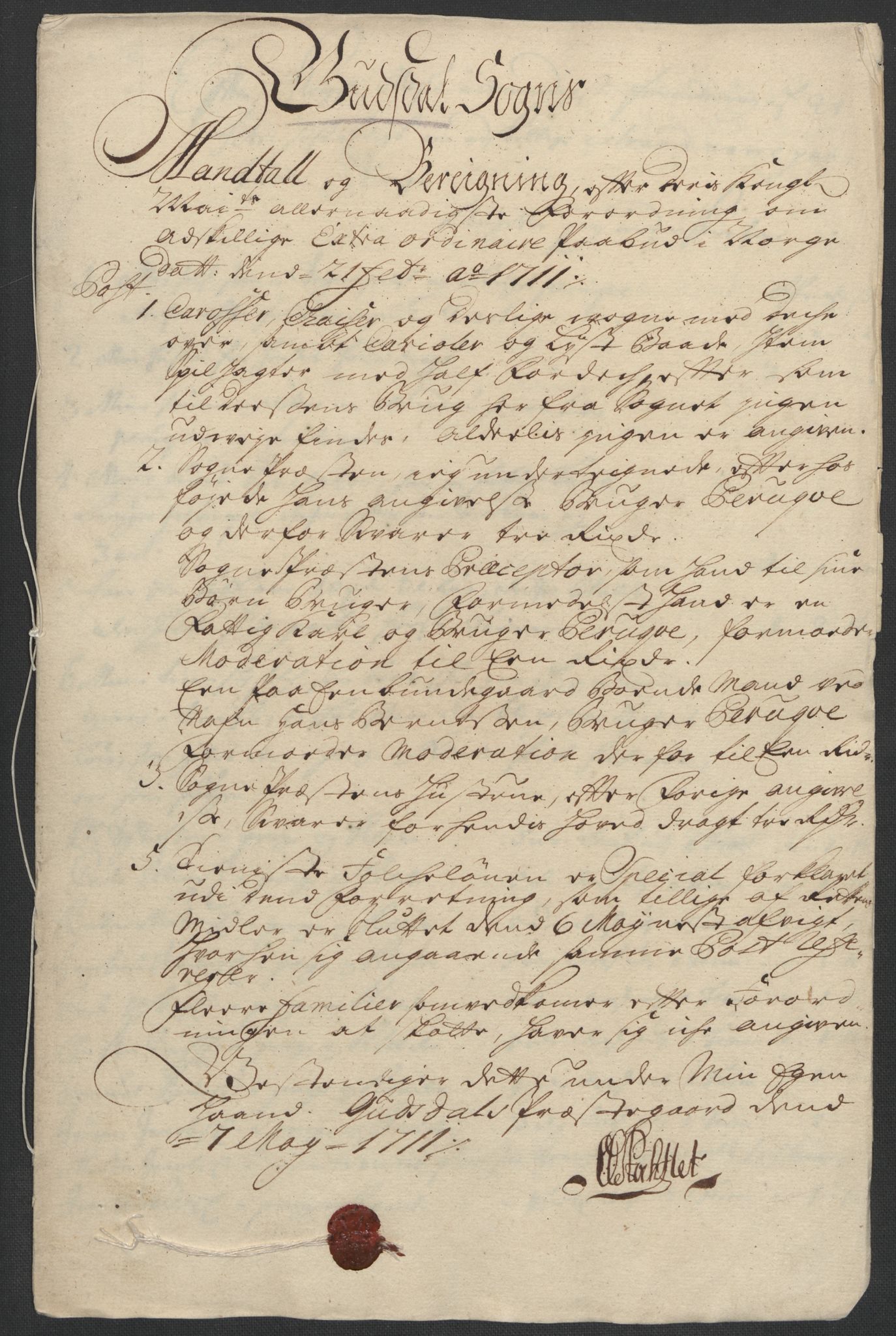 Rentekammeret inntil 1814, Reviderte regnskaper, Fogderegnskap, AV/RA-EA-4092/R17/L1180: Fogderegnskap Gudbrandsdal, 1711, p. 156