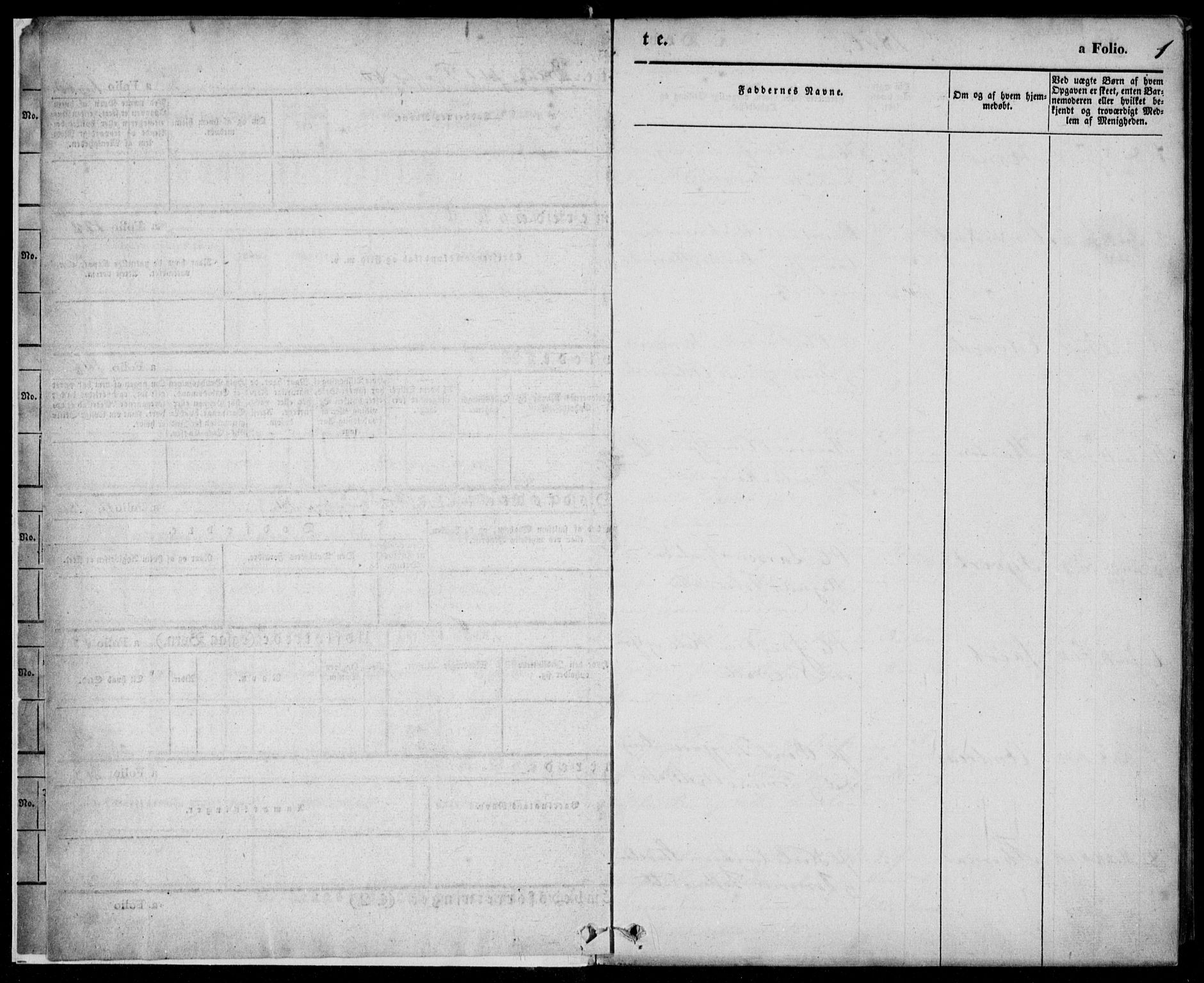 Holum sokneprestkontor, AV/SAK-1111-0022/F/Fa/Faa/L0005: Parish register (official) no. A 5, 1850-1864, p. 1