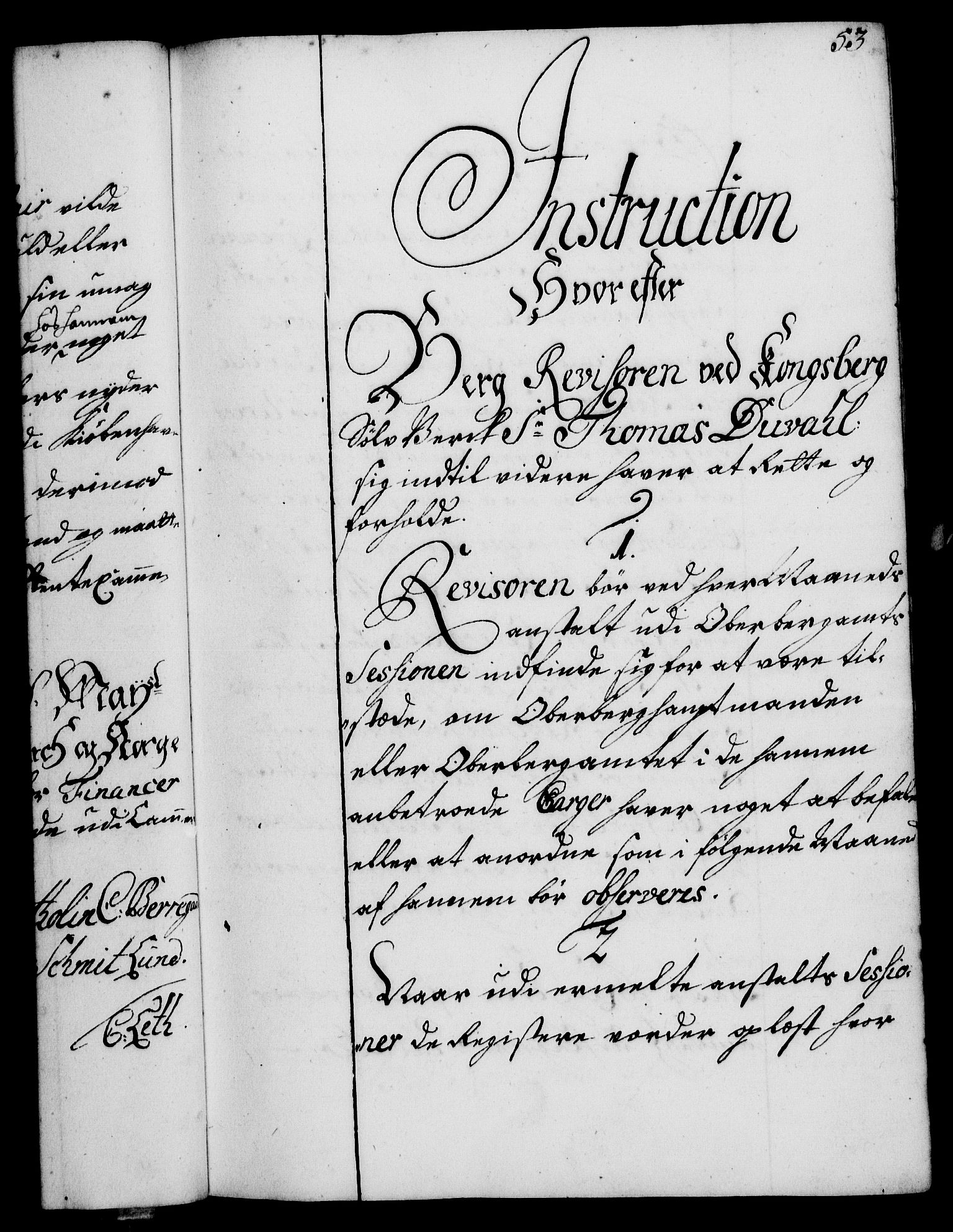 Rentekammeret, Kammerkanselliet, RA/EA-3111/G/Gg/Ggi/L0002: Norsk instruksjonsprotokoll med register (merket RK 53.35), 1729-1751, p. 53
