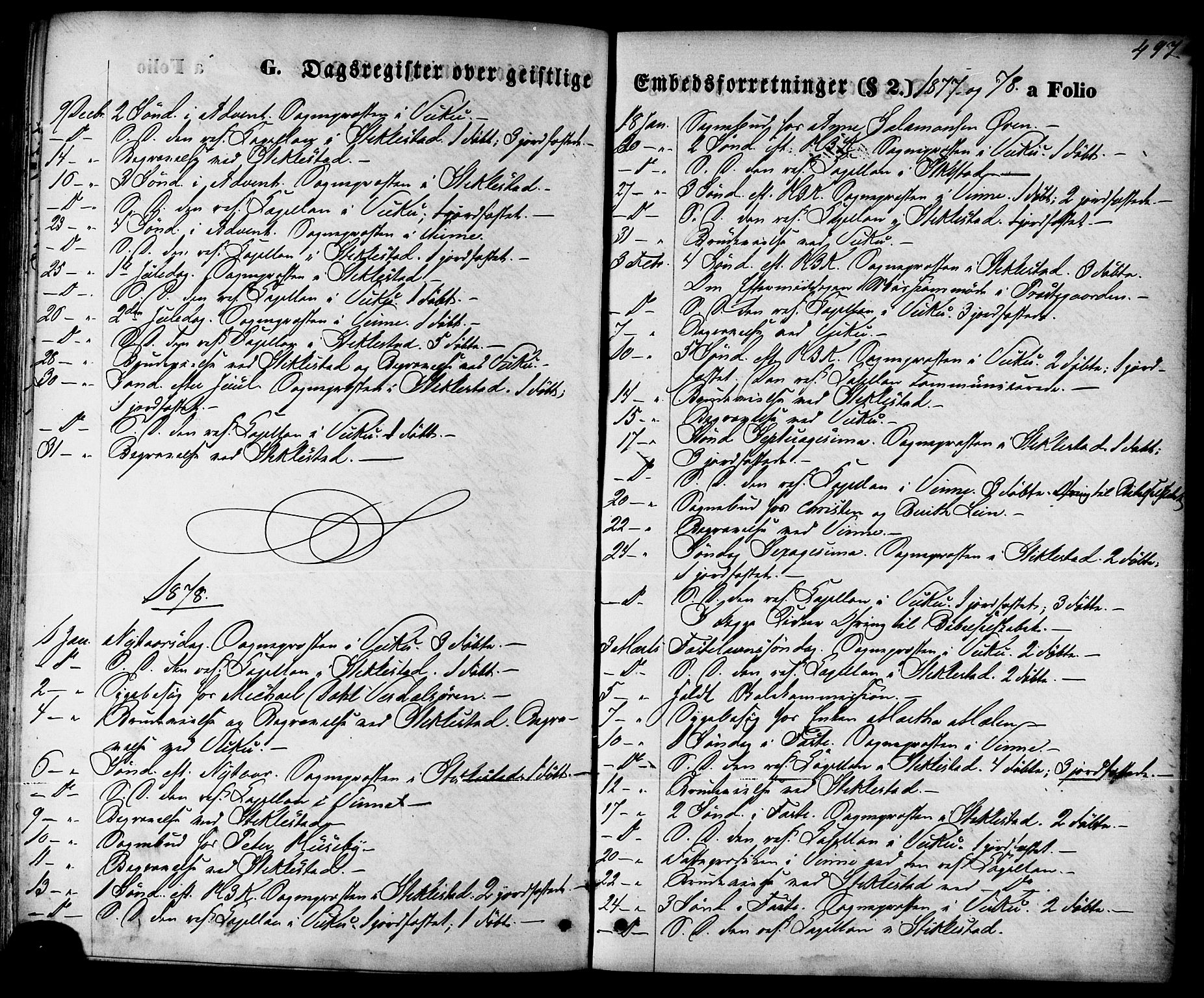 Ministerialprotokoller, klokkerbøker og fødselsregistre - Nord-Trøndelag, SAT/A-1458/723/L0242: Parish register (official) no. 723A11, 1870-1880, p. 497