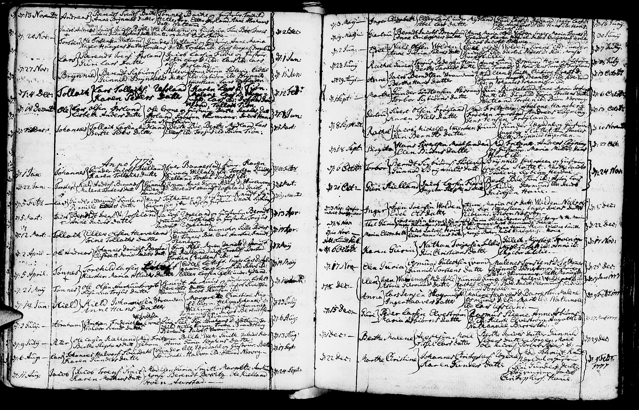 Sokndal sokneprestkontor, AV/SAST-A-101808: Parish register (official) no. A 4, 1762-1811