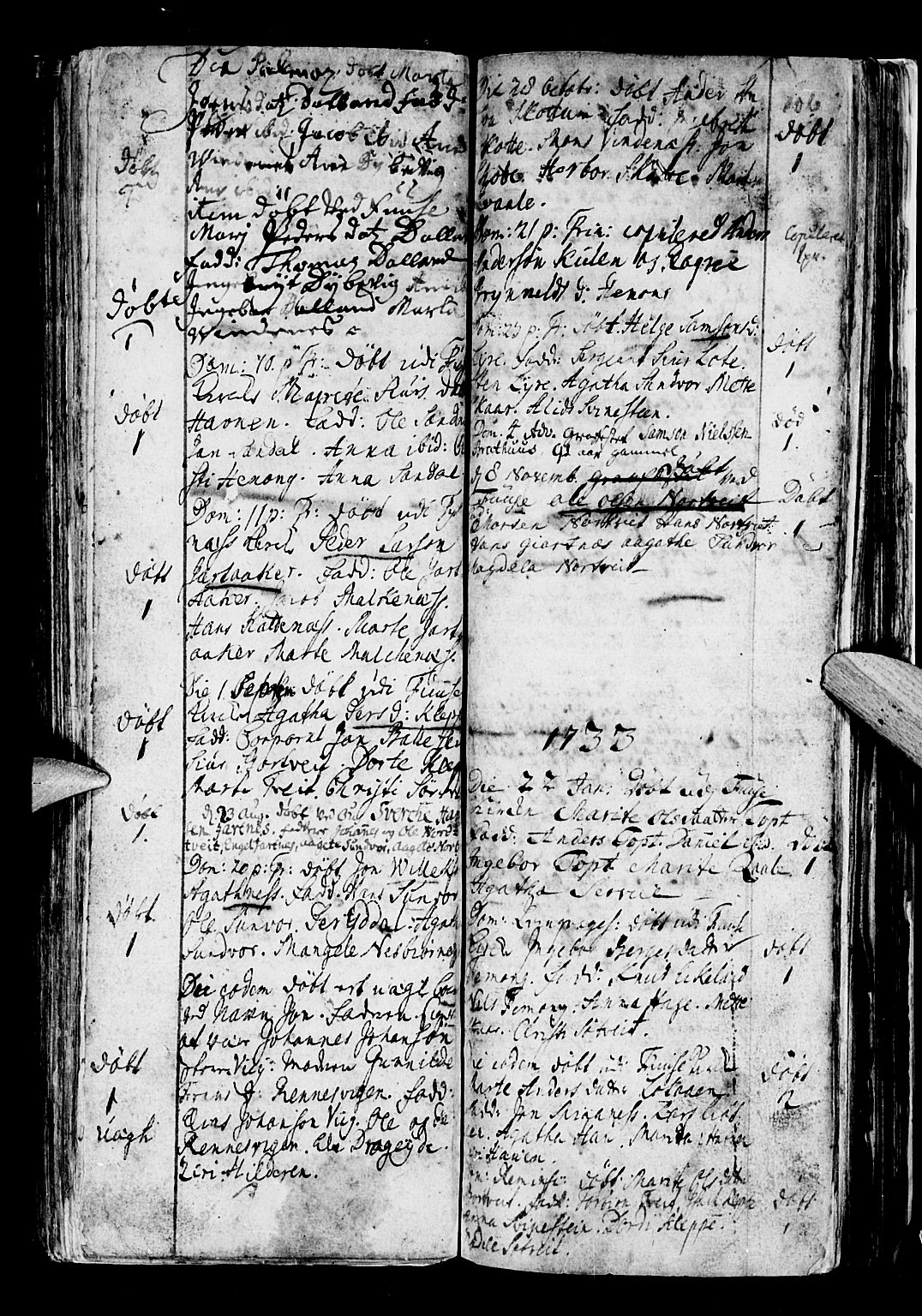 Os sokneprestembete, SAB/A-99929: Parish register (official) no. A 5, 1669-1760, p. 106