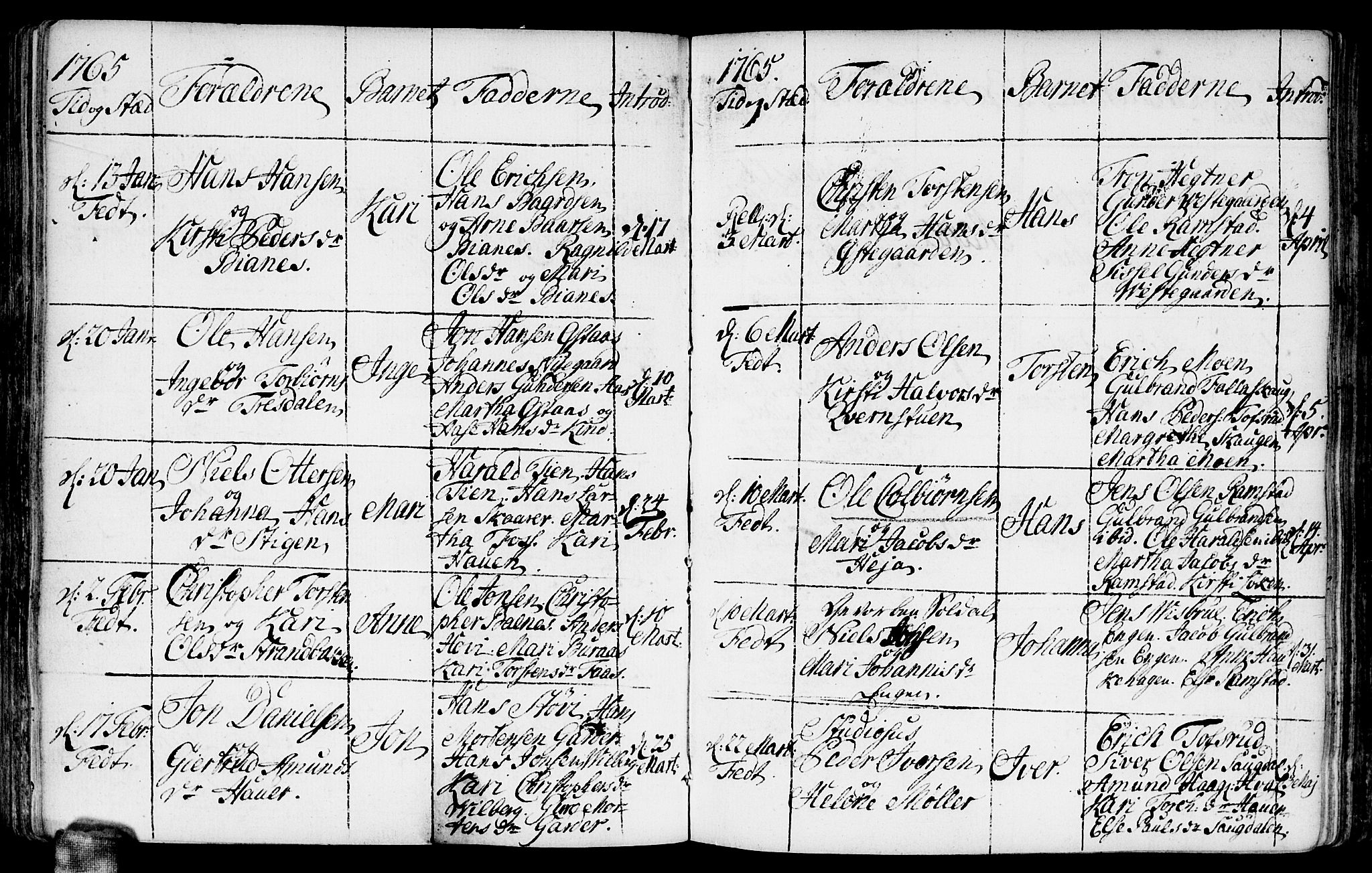 Fet prestekontor Kirkebøker, AV/SAO-A-10370a/F/Fa/L0004: Parish register (official) no. I 4, 1751-1773, p. 86