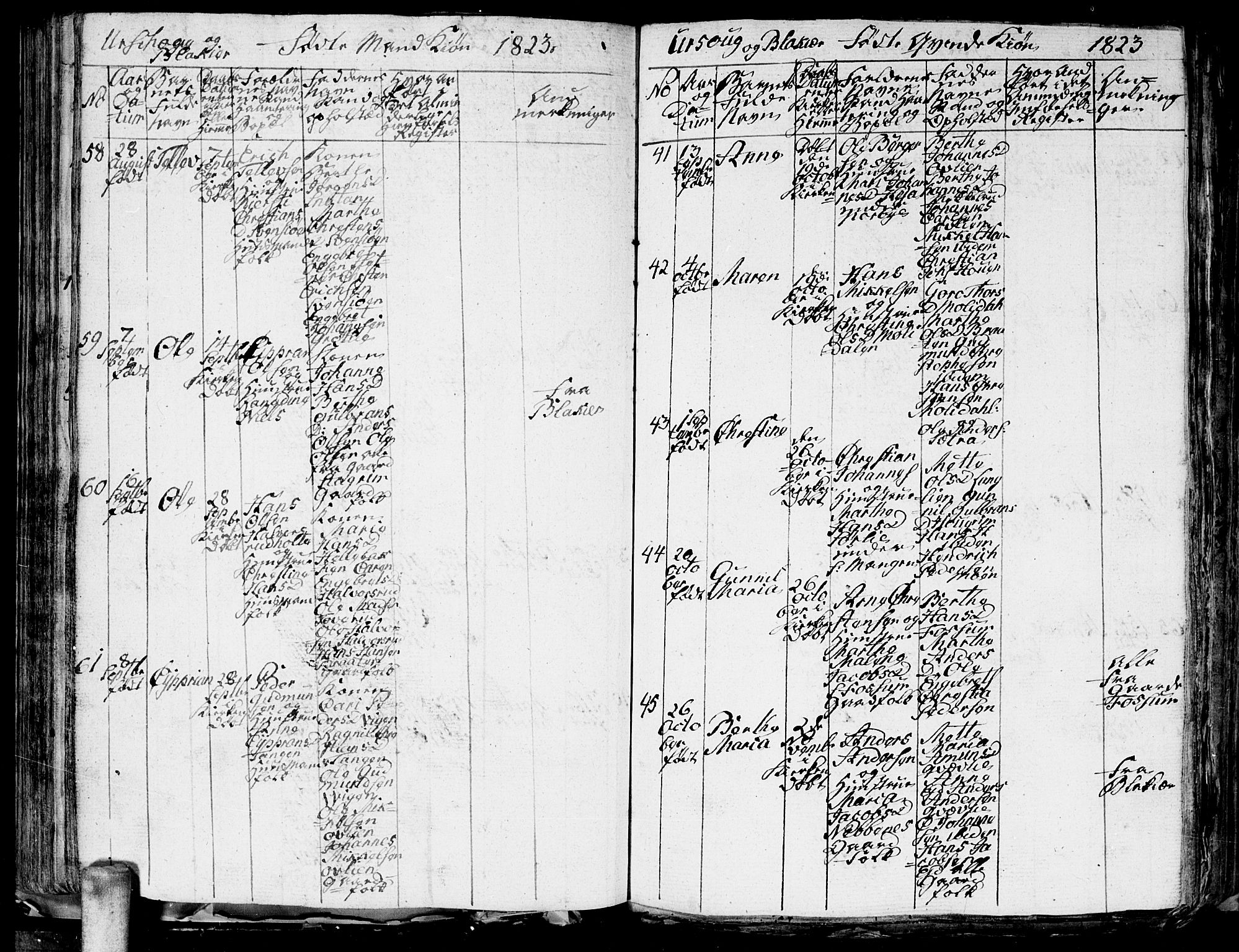 Aurskog prestekontor Kirkebøker, AV/SAO-A-10304a/G/Ga/L0001: Parish register (copy) no. I 1, 1814-1829