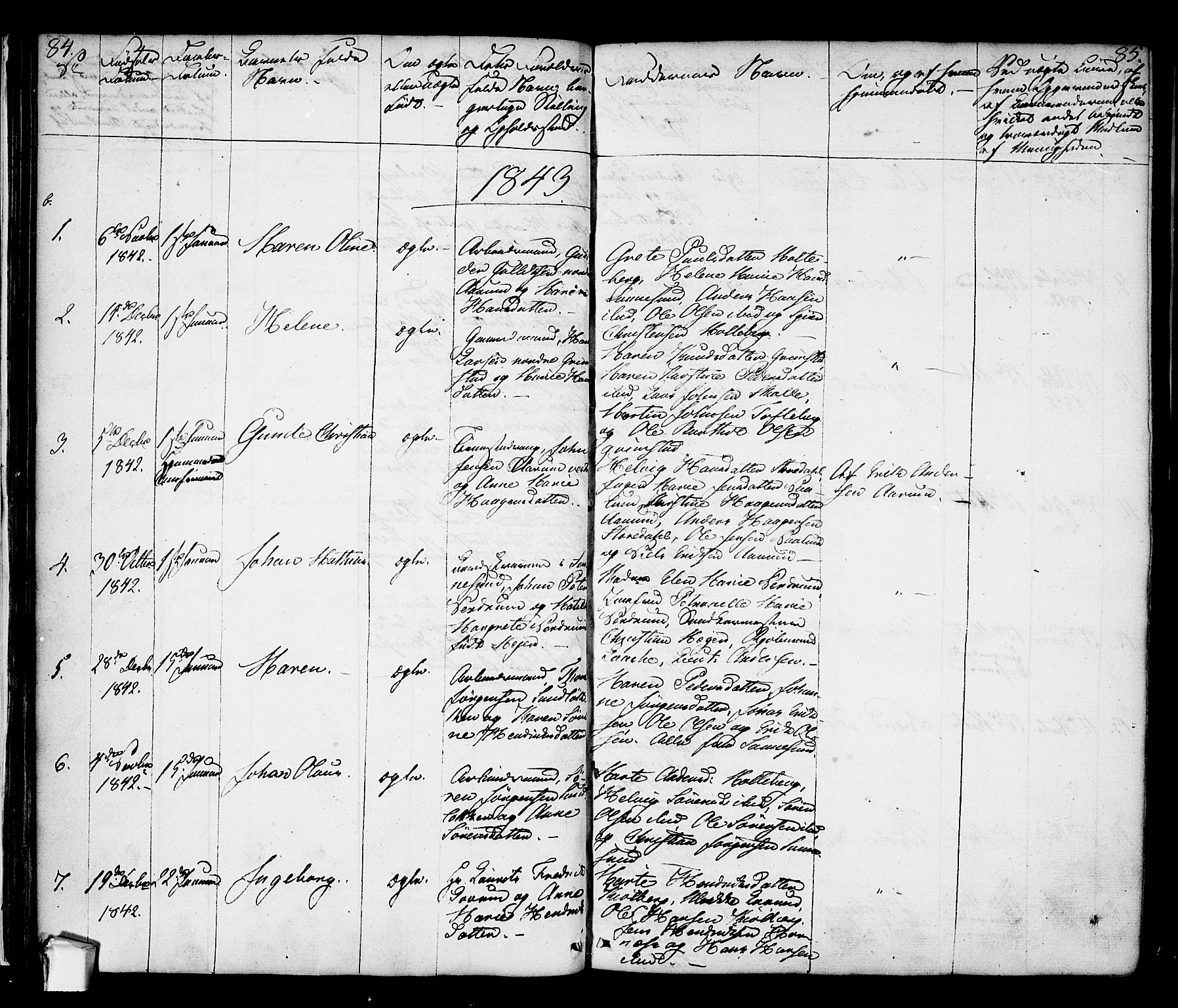 Borge prestekontor Kirkebøker, AV/SAO-A-10903/F/Fa/L0004: Parish register (official) no. I 4, 1836-1848, p. 84-85