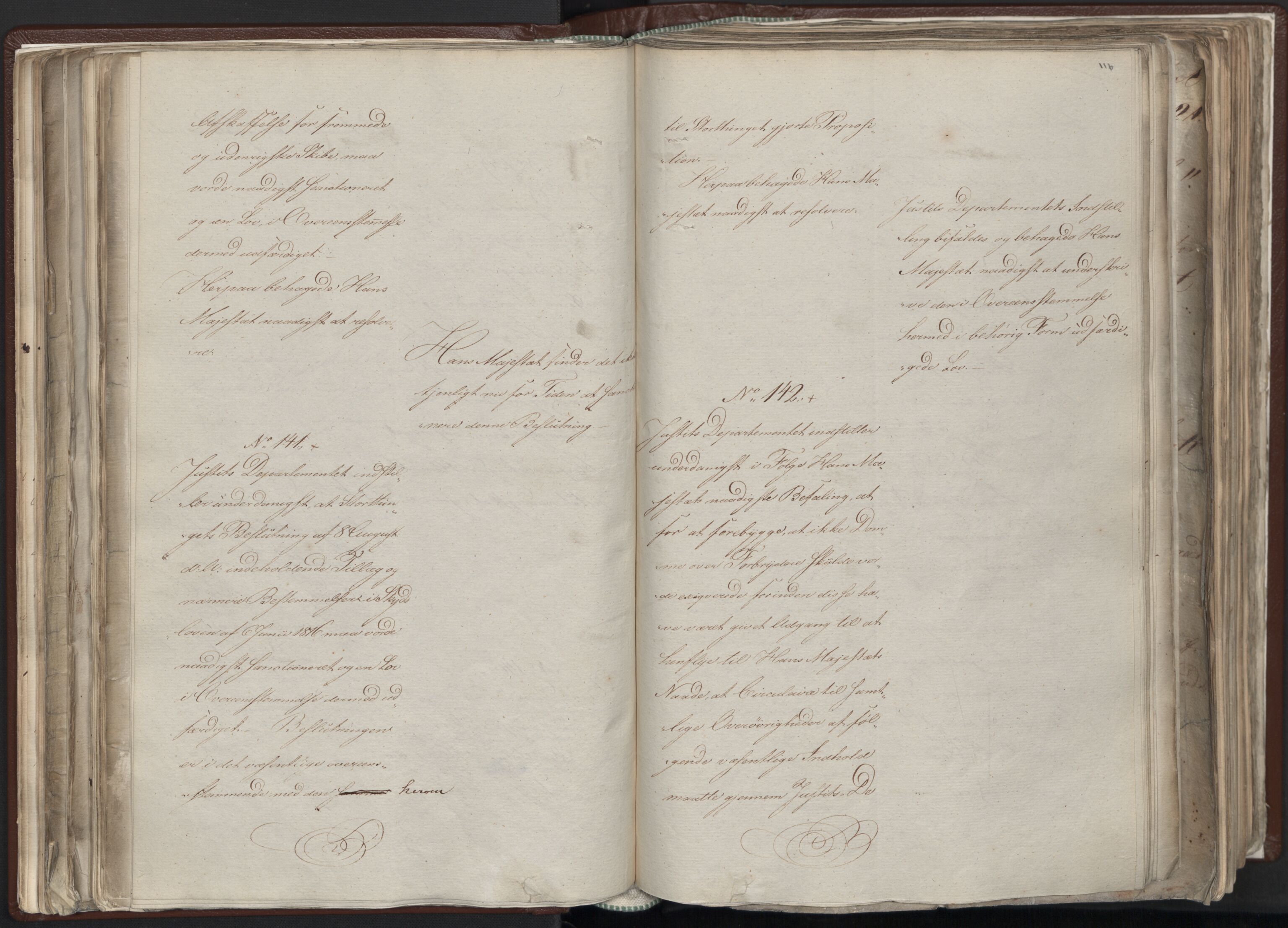Statsrådssekretariatet, AV/RA-S-1001/A/Ab/L0012: Kgl. res. nr. 5679-6008 II, 1821, p. 115b-116a