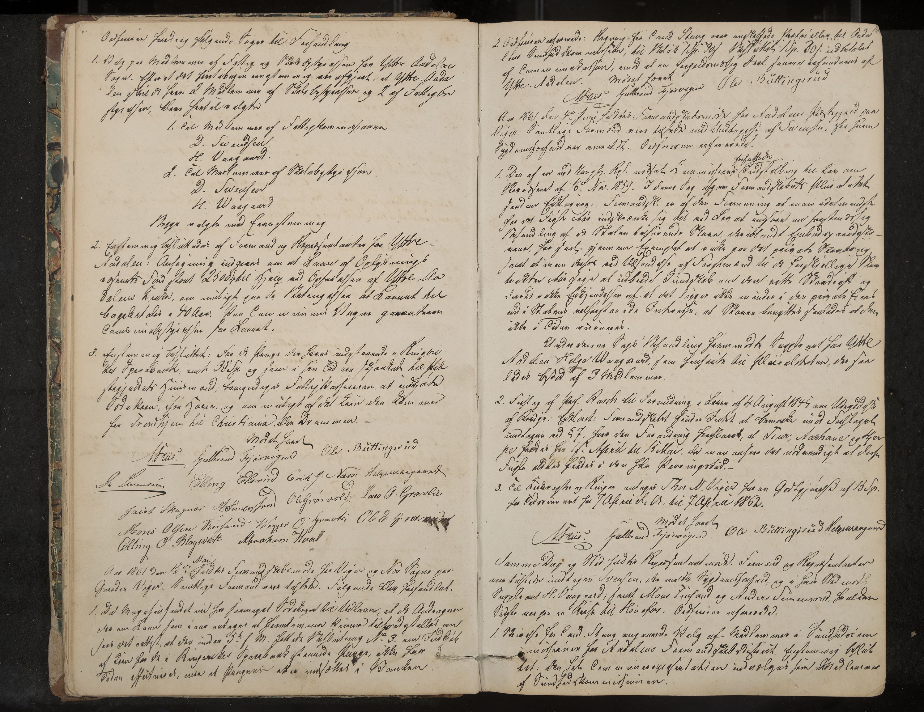 Ådal formannskap og sentraladministrasjon, IKAK/0614021/A/Aa/L0001: Møtebok, 1858-1891, p. 16