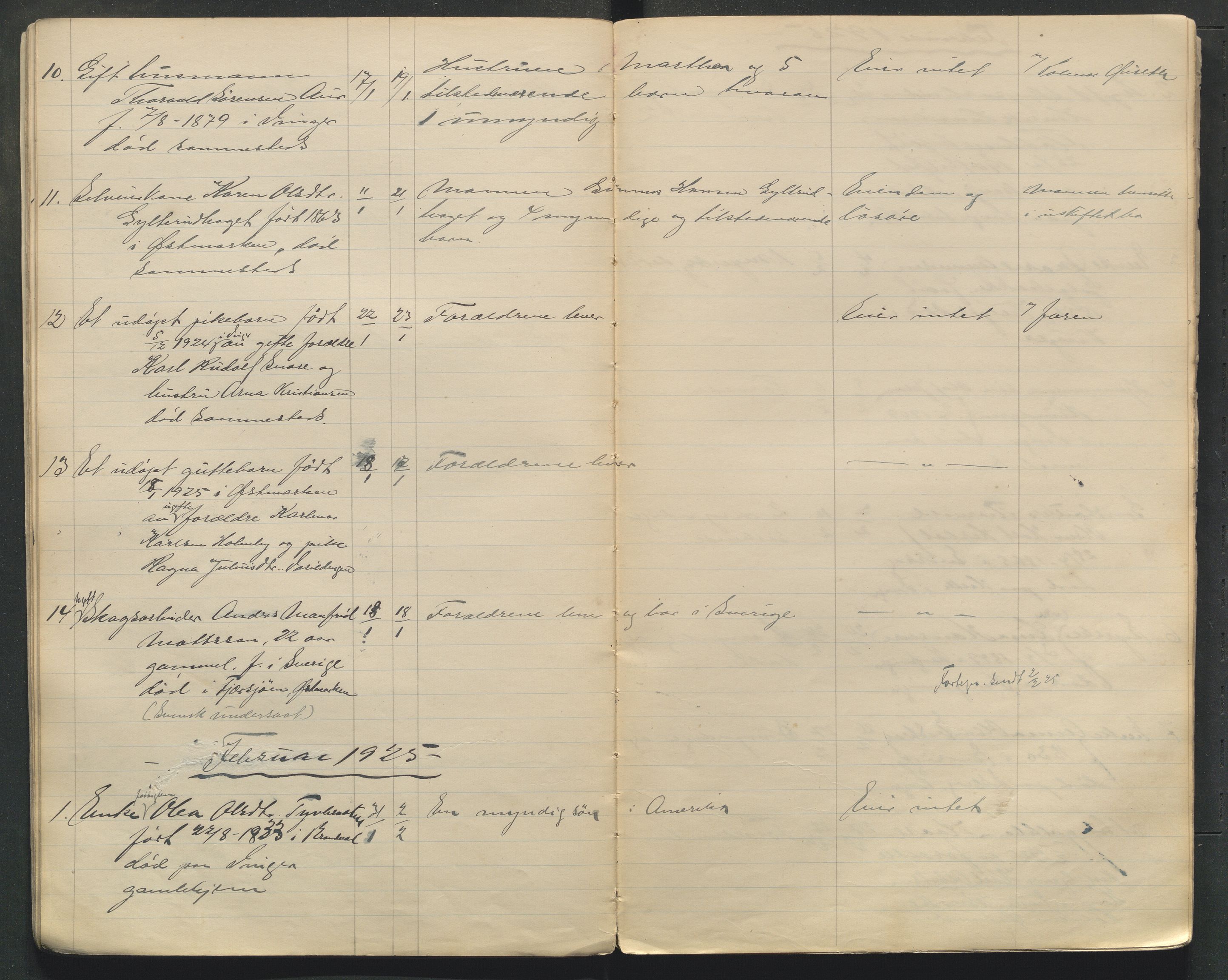 Kongsvinger lensmannskontor, AV/SAH-LHK-014/H/Ha/L0001/0002: Dødsfallsprotokoller / Dødsfallsprotokoll for Vinger og Kongsvinger, 1921-1931