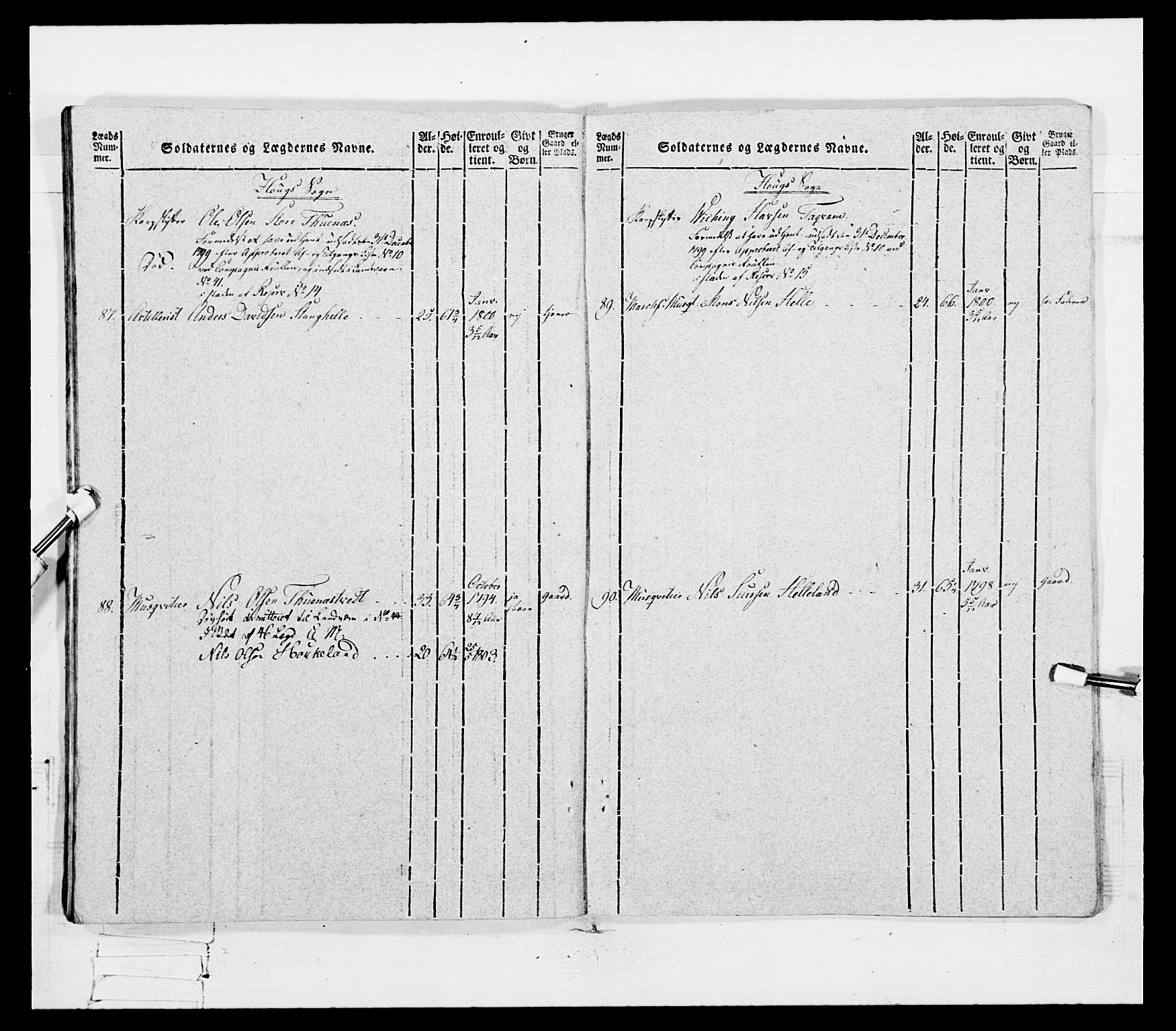 Generalitets- og kommissariatskollegiet, Det kongelige norske kommissariatskollegium, AV/RA-EA-5420/E/Eh/L0096: Bergenhusiske nasjonale infanteriregiment, 1791-1803, p. 369