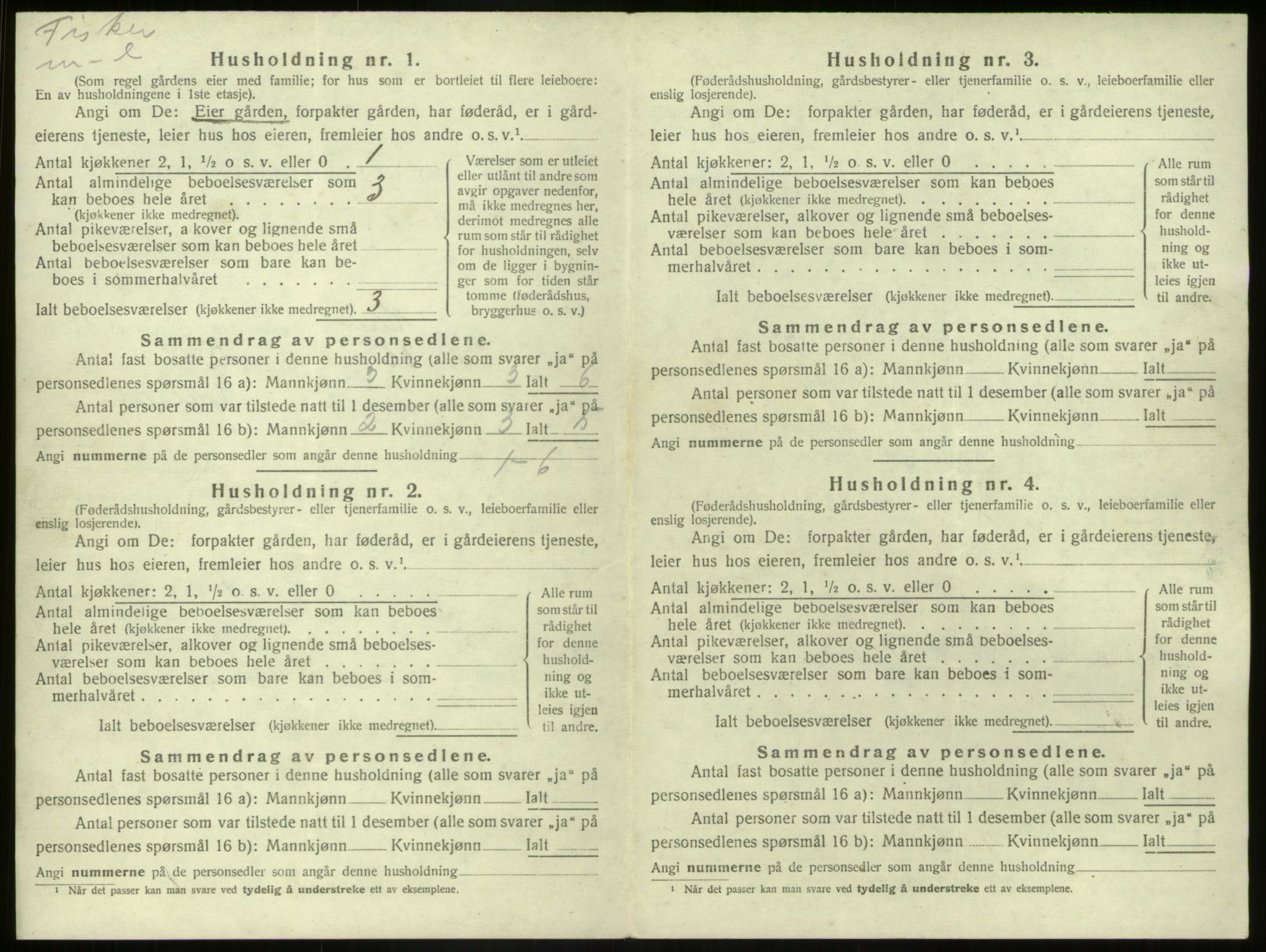 SAB, 1920 census for Kinn, 1920, p. 617