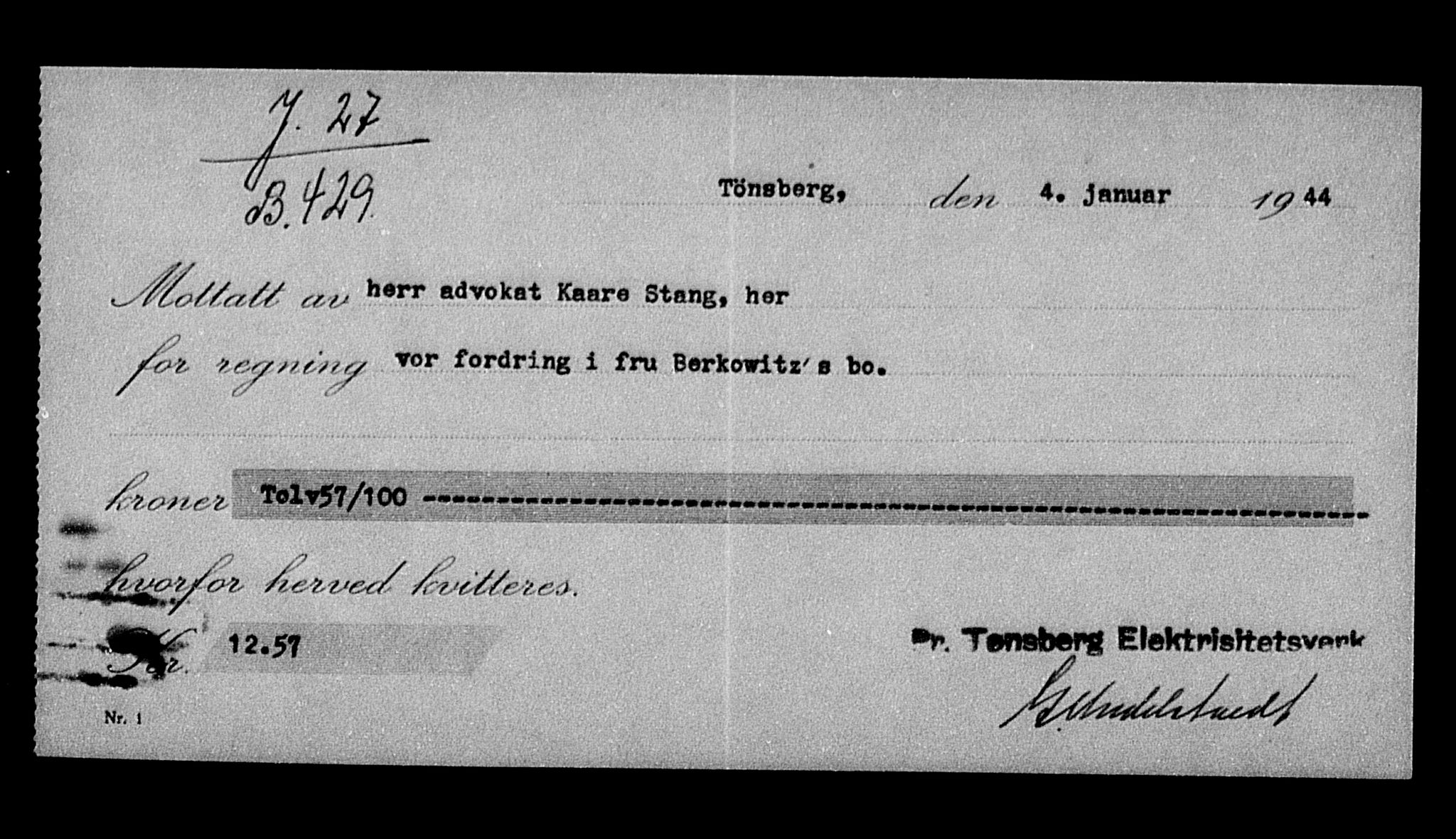 Justisdepartementet, Tilbakeføringskontoret for inndratte formuer, AV/RA-S-1564/H/Hc/Hcd/L0991: --, 1945-1947, p. 87