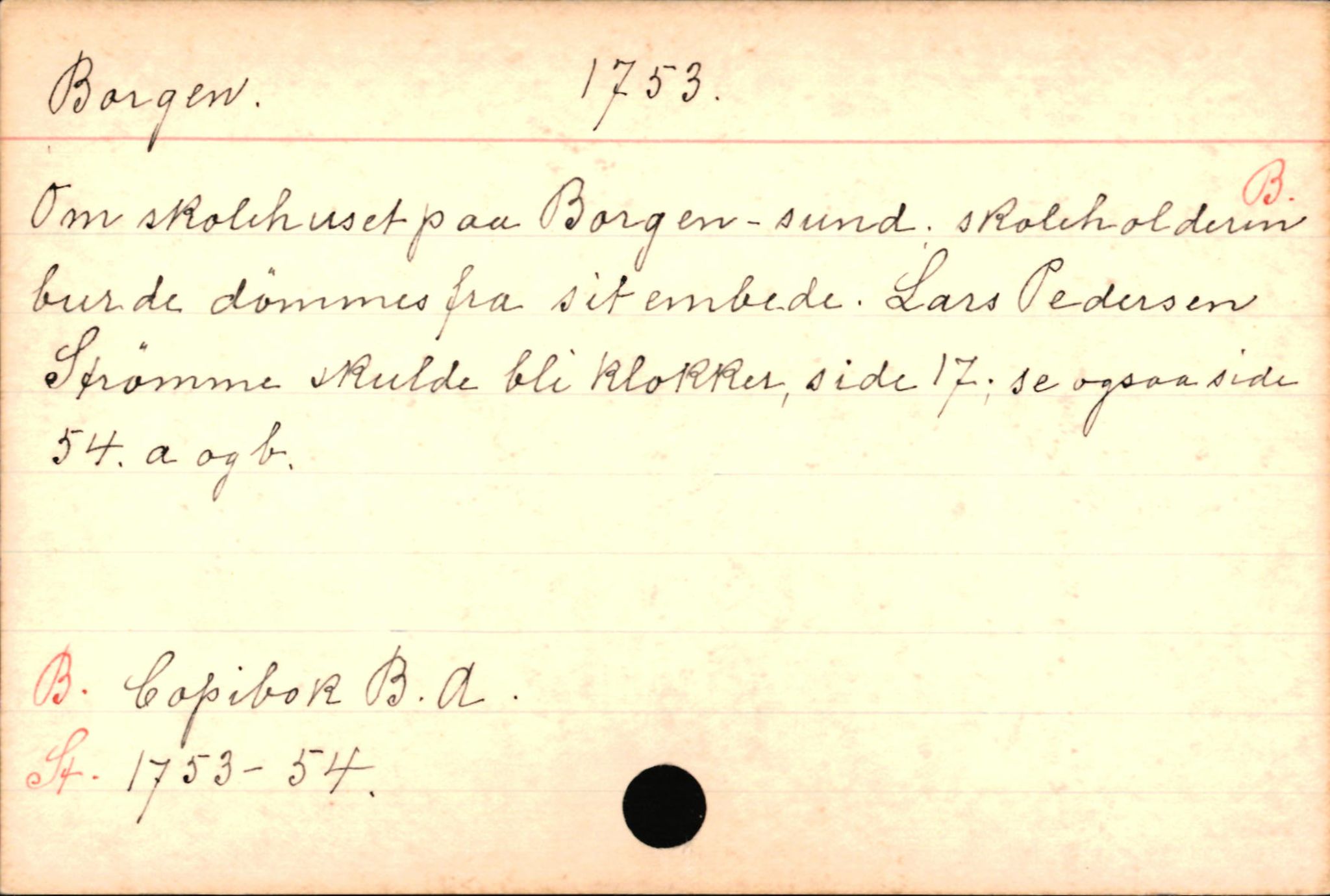 Haugen, Johannes - lærer, SAB/SAB/PA-0036/01/L0001: Om klokkere og lærere, 1521-1904, p. 11200