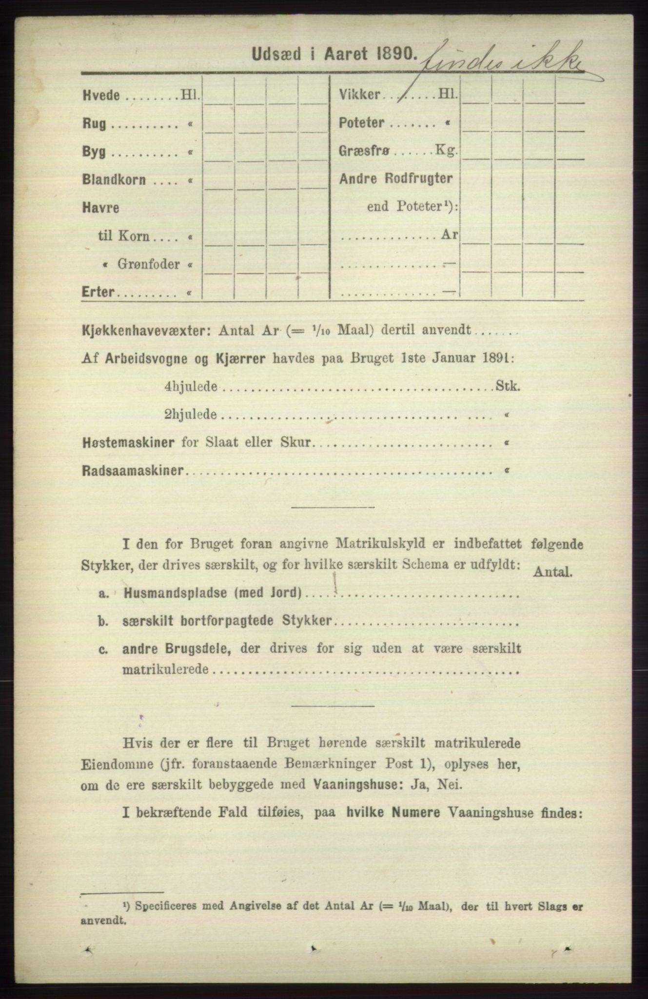 RA, 1891 census for 1251 Bruvik, 1891, p. 4403