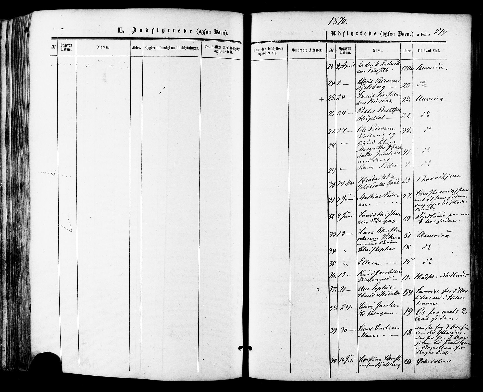 Ministerialprotokoller, klokkerbøker og fødselsregistre - Sør-Trøndelag, SAT/A-1456/681/L0932: Parish register (official) no. 681A10, 1860-1878, p. 514
