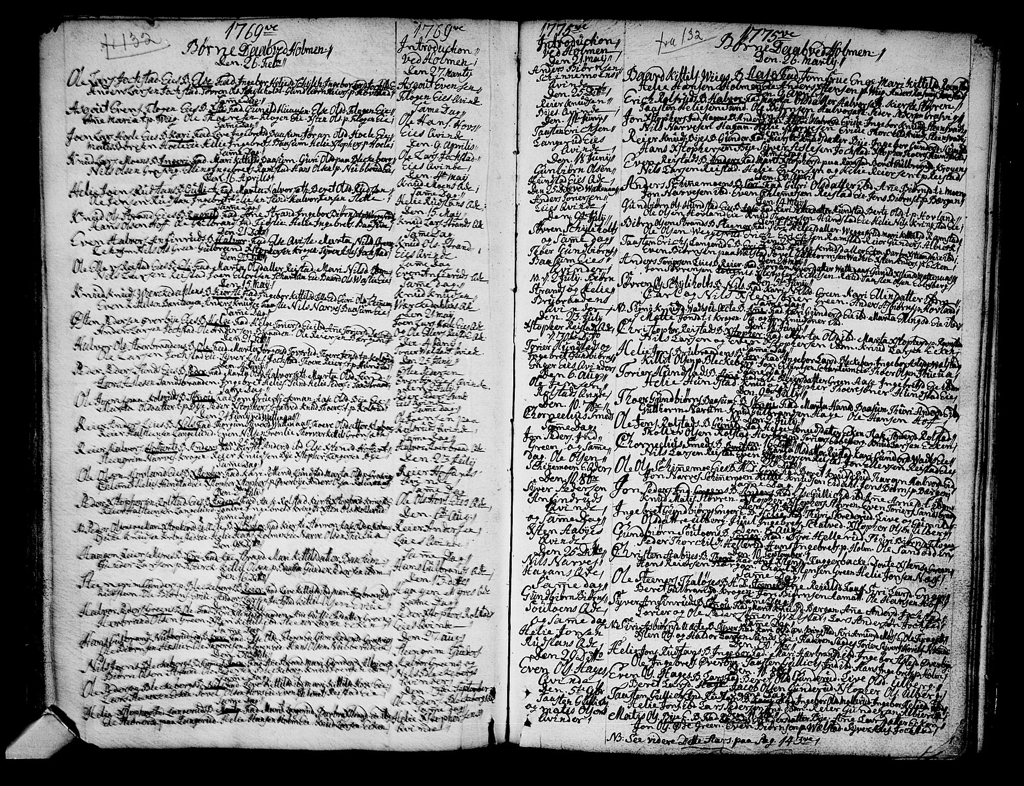 Sigdal kirkebøker, SAKO/A-245/F/Fa/L0001: Parish register (official) no. I 1, 1722-1777, p. 137-138