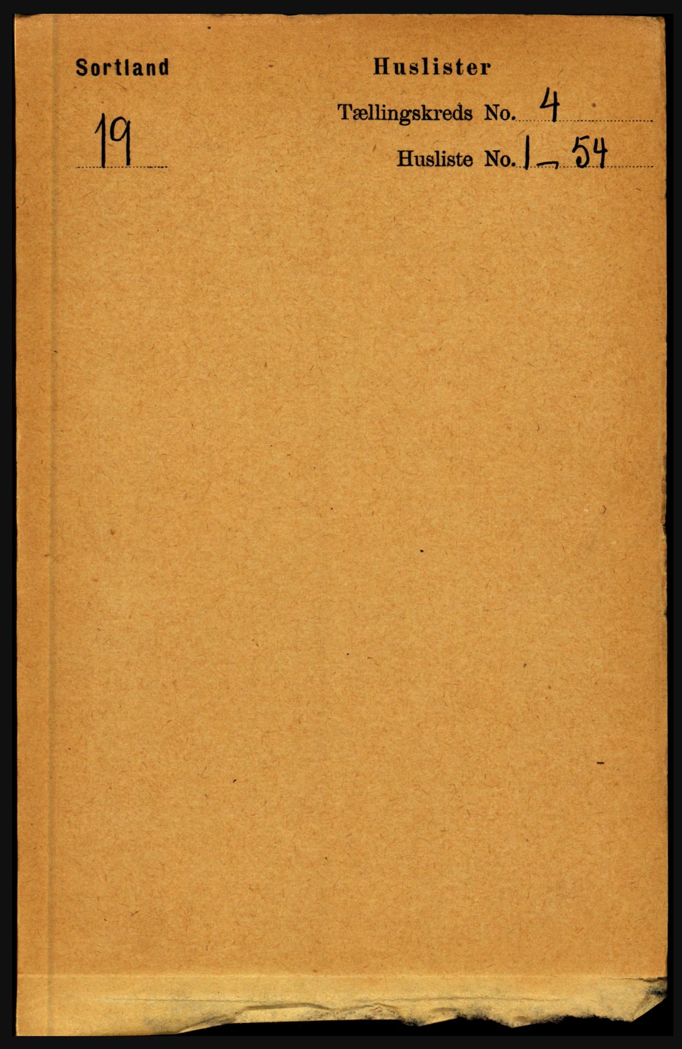 RA, 1891 census for 1870 Sortland, 1891, p. 2661