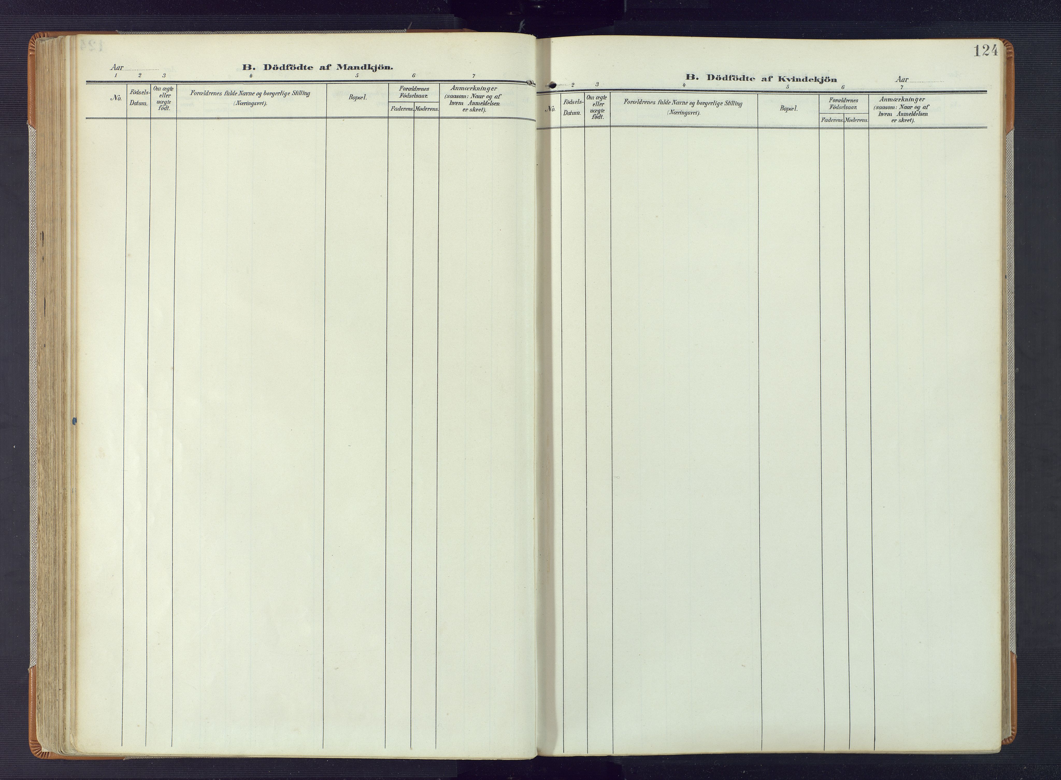 Øyestad sokneprestkontor, AV/SAK-1111-0049/F/Fa/L0019: Parish register (official) no. A 19, 1908-1922, p. 124