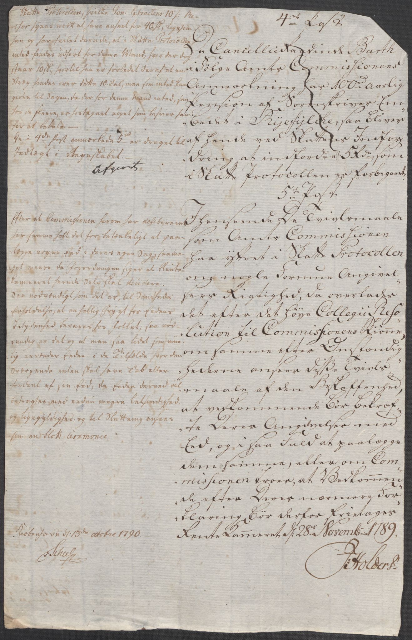 Rentekammeret inntil 1814, Reviderte regnskaper, Mindre regnskaper, AV/RA-EA-4068/Rf/Rfe/L0039: Rosendal baroni, Ryfylke fogderi, 1789, p. 174