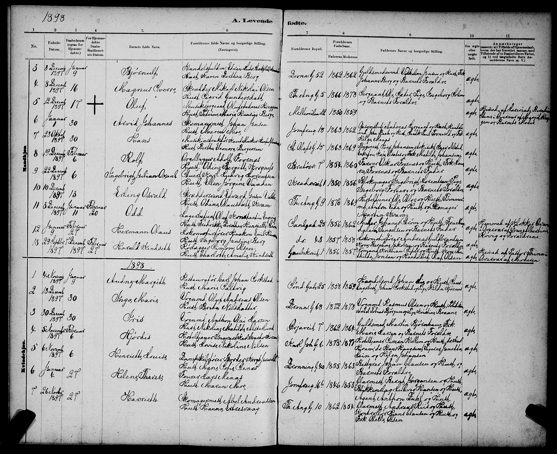 Ministerialprotokoller, klokkerbøker og fødselsregistre - Sør-Trøndelag, AV/SAT-A-1456/602/L0143: Parish register (copy) no. 602C11, 1878-1902