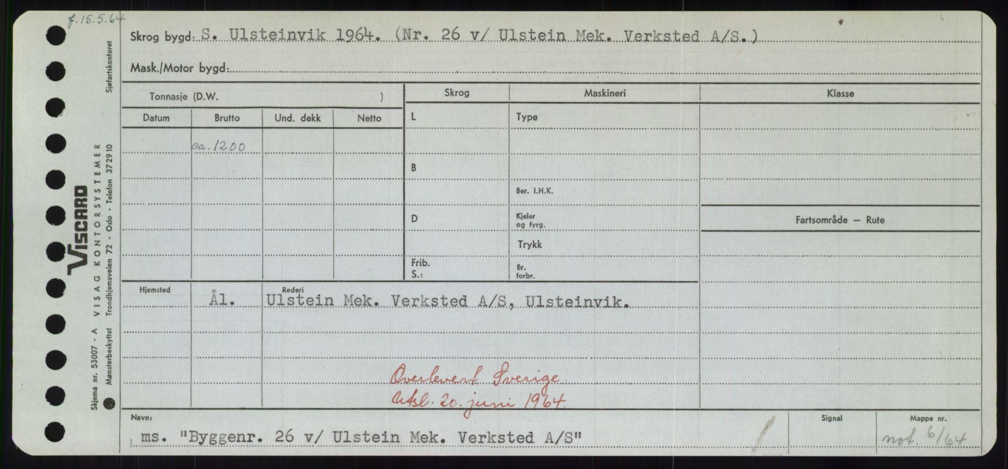 Sjøfartsdirektoratet med forløpere, Skipsmålingen, AV/RA-S-1627/H/Hd/L0006: Fartøy, Byg-Båt, p. 703