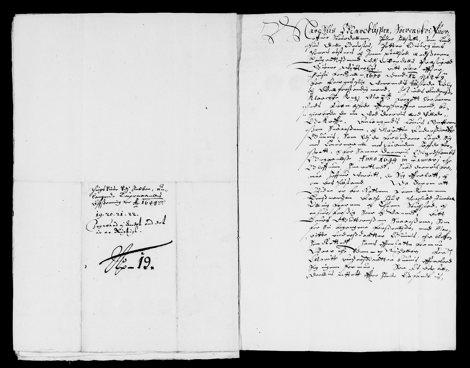 Rentekammeret inntil 1814, Reviderte regnskaper, Lensregnskaper, AV/RA-EA-5023/R/Rb/Rbw/L0092: Trondheim len, 1647-1649