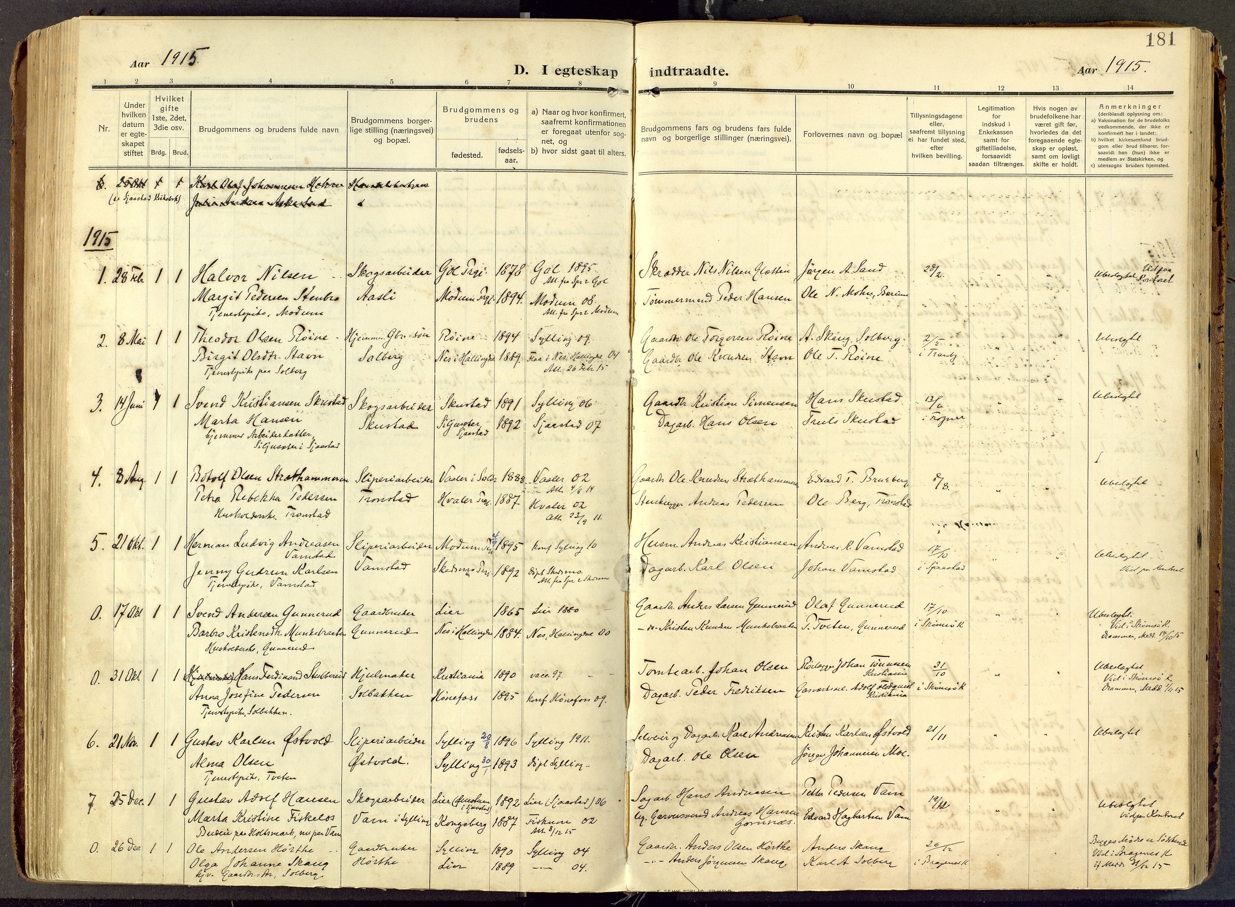 Parish register (official) no. III 1, 1910-1936, p. 181