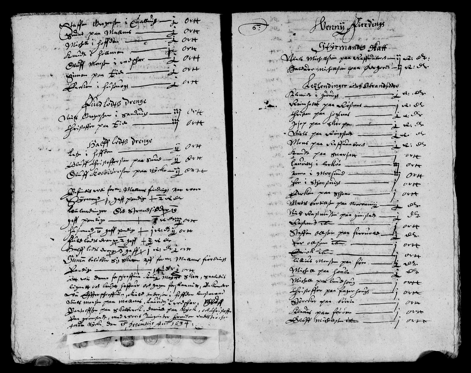 Rentekammeret inntil 1814, Reviderte regnskaper, Lensregnskaper, AV/RA-EA-5023/R/Rb/Rbz/L0026: Nordlandenes len, 1629-1636