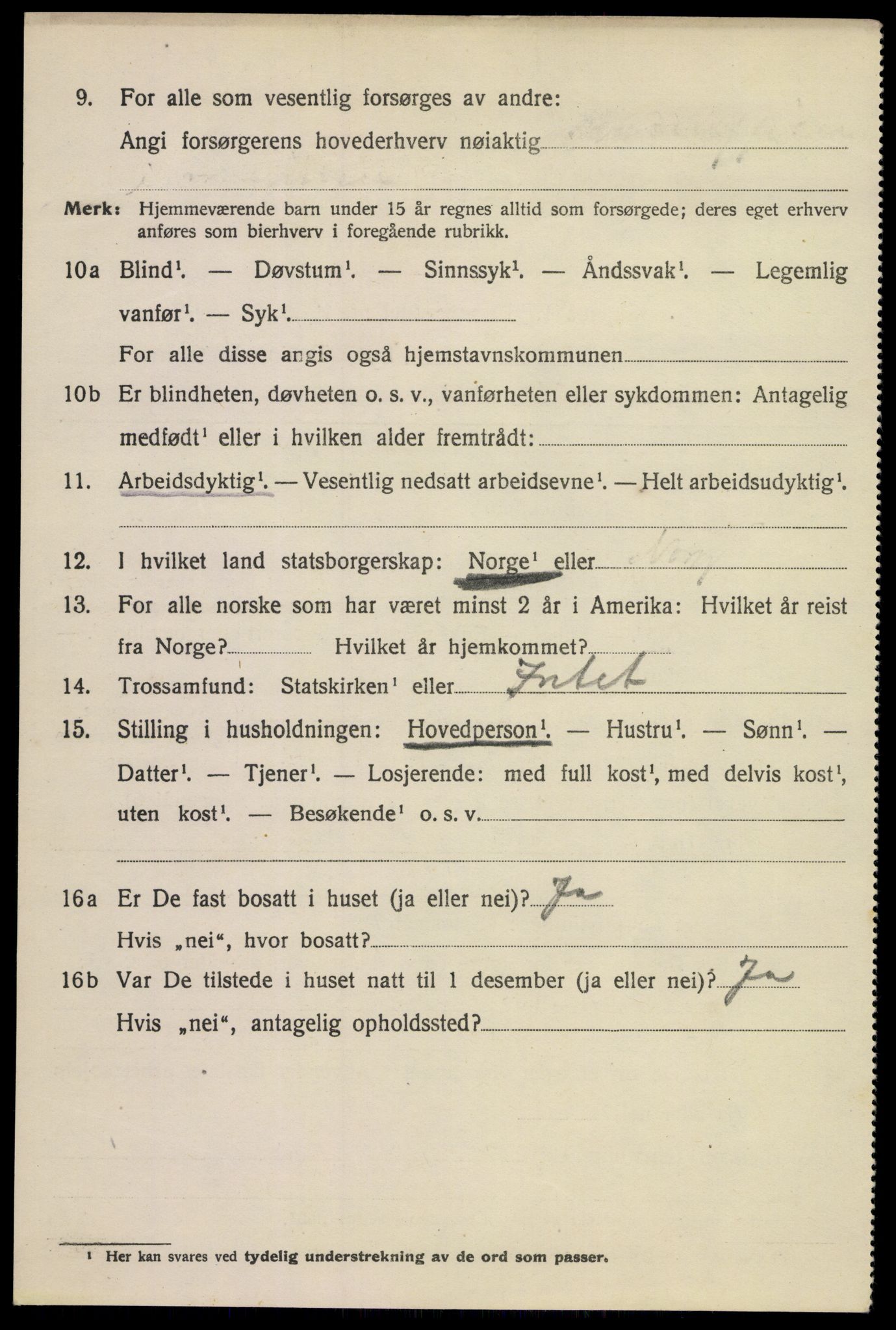 SAKO, 1920 census for Horten, 1920, p. 14646