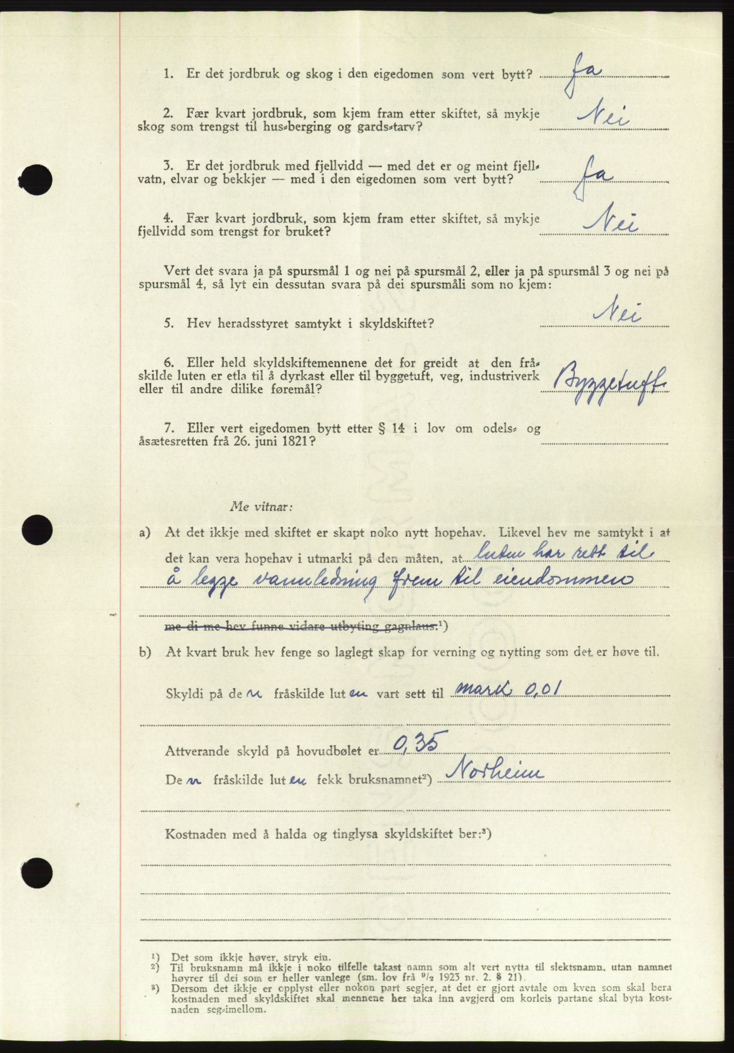 Søre Sunnmøre sorenskriveri, AV/SAT-A-4122/1/2/2C/L0095: Mortgage book no. 21A, 1953-1953, Diary no: : 1196/1953