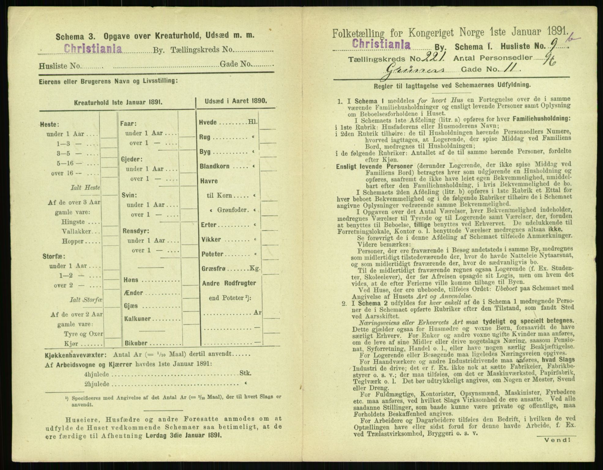 RA, 1891 census for 0301 Kristiania, 1891, p. 131870